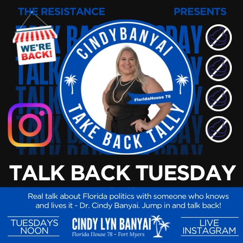 Whew! Cookie season and spring stuff really kept me busy! But I’m back with Talk Back Tuesdays at noon every Tuesday starting TODAY! Join me on Instagram Live for a chat on the latest news in Florida and the world. What’s on your mind? It’s time to talk back. See you soon! #takebacktally #talkbacktuesday #hd78 #fortmyers #news