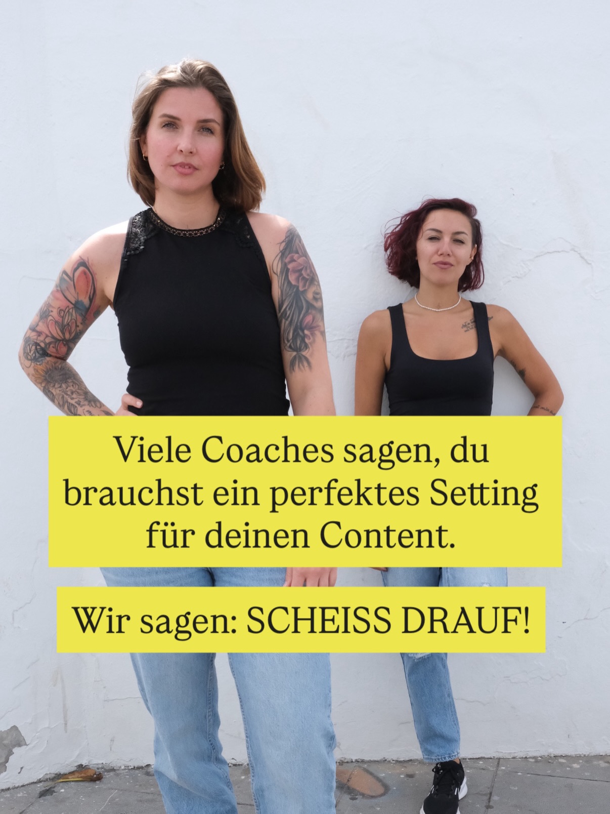 Scheiß mal auf alle Tipps und hör auf deinen Content zu zerdenken!
