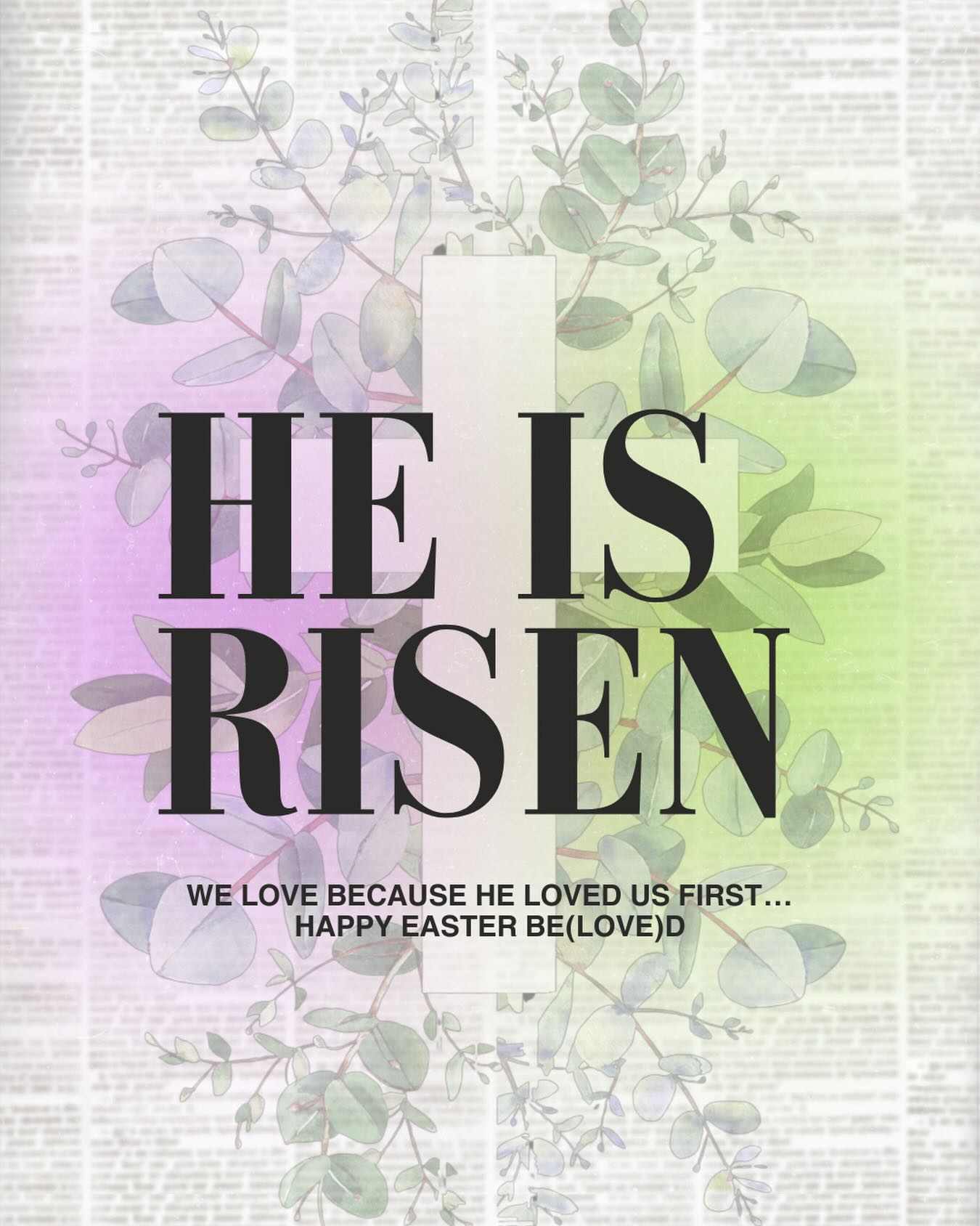 -Happy Easter Be(Love)d-