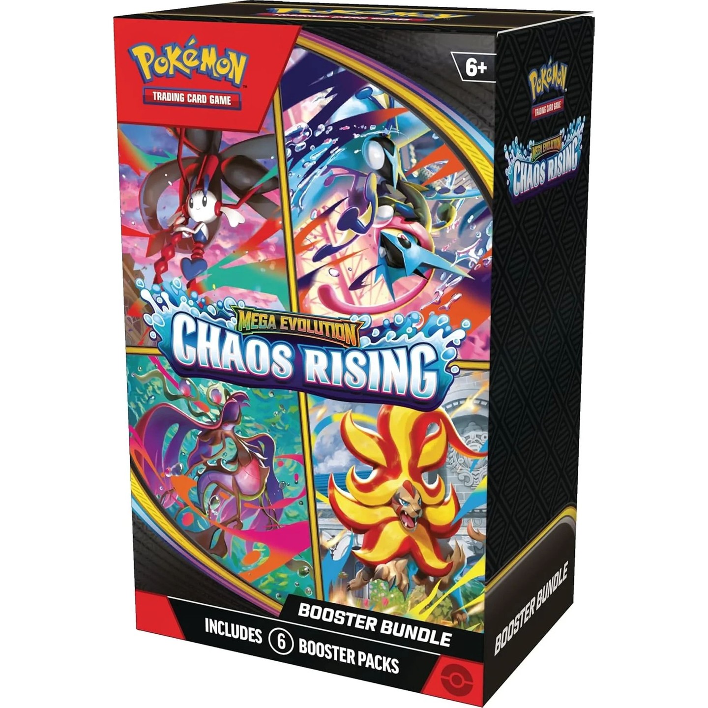 Chaos Rising Booster Bundle — 6 booster packs from Pokémon TCG: Mega Evolution—Chaos Rising! Add Mega Evolutions like Mega Floette ex and Mega Greninja ex to your collection. Limited stock — act fast. Link in Bio #PokemonTCG #ChaosRising #CardCollectors #TCG #Pokémon