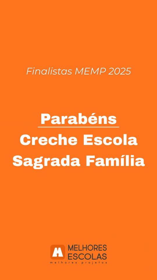 Olha quem mais é finalista do Prêmio Melhores Escolas Melhores Projetos🥰
@cesagradafamilia obrigada por continuar transformando a educação com a gente!🧡
#eloineducação #educacaotransformadora #escolasparticulares