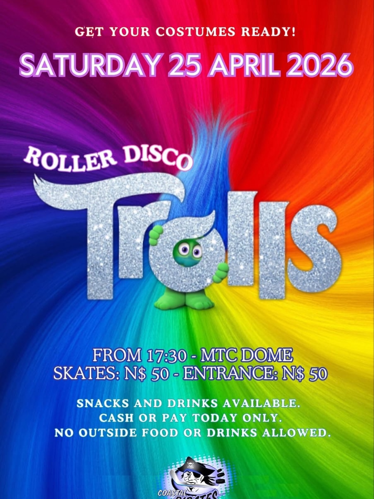 25 APRIL
The time is coming for our Troller Disco.
SAVE THE DATE and avoid disappointment.