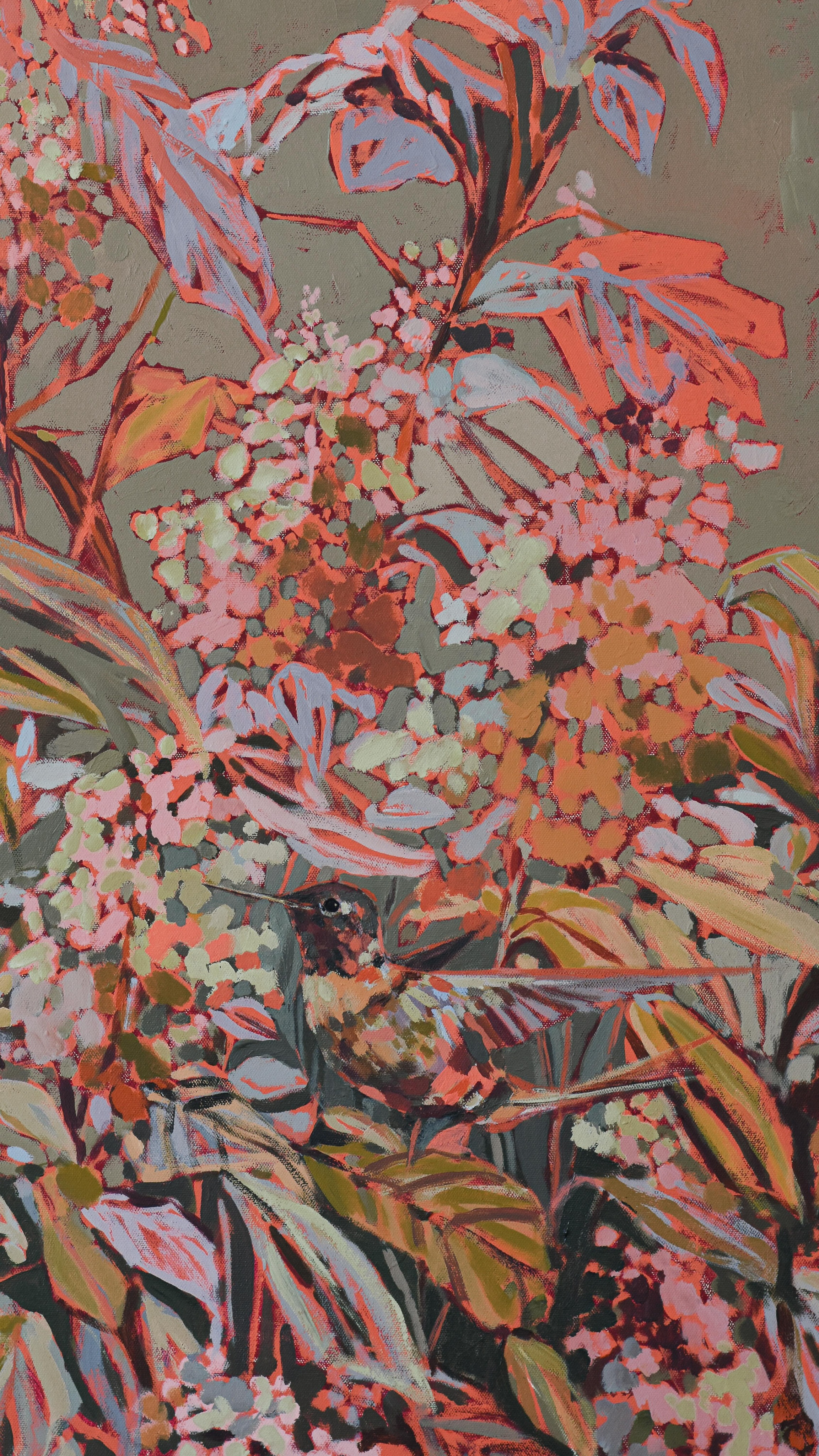 Back on a big canvas! Currently feeling a little chaotic, but the details will make it all come together! ✨
#interiordesign #artist #hummingbirdart #commissionart #artforinteriorspp