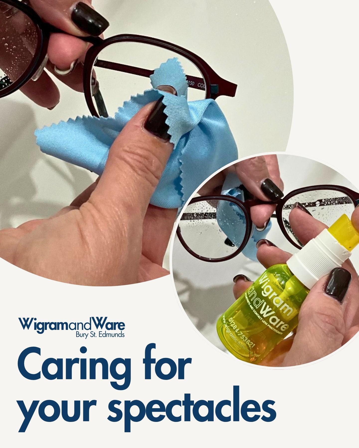 Are you cleaning your glasses correctly?👓
Here's how we recommend doing it:
👁️ Start with a rinse. If your glasses are particularly dirty, hold them under the tap for a few moments first. This lifts away any grit or dust that could scratch your lenses. Avoid hot water — it can damage lens coatings over time.
👁️ Use the right solution. Spray both sides of your lenses with an alcohol-free lens cleaning solution. Everyday products like hand soap or screen cleaner might seem harmless, but they can strip the coatings that protect your lenses.
👁️ Choose the right cloth. Clean with a proper lens cloth — not a tissue, not your sleeve. Tissues are rougher than they seem and can cause tiny scratches you might not notice at first but will over time.
👁️ Don't forget the cloth itself. Wash it at 30° about once a month, or replace it regularly. A dirty cloth won't do much good.
And here's the good news, when you buy your glasses from us, we include a complimentary cleaning cloth and solution as standard. We'll also give you free refills and replacement cloths for the entire life of your specs. Just pop in anytime to top up.
Any questions about caring for your glasses? Our team are always happy to help.
📞 01284 753821
📍 3-4 Central Walk, Bury St. Edmunds
#GlassesCare #EyewearTips #LensCleaning #OpticiansAdvice #LocalOpticians #EyeCare