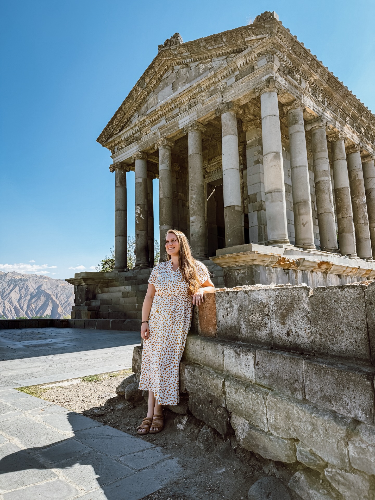 Why is there a Roman temple high in the mountains of Armenia?
Garni Temple was built in the 1st century AD and is the only standing Greco-Roman colonnaded temple in the entire former Soviet Union. Armenia was influenced by the Roman Empire at the time, and the temple was built in the classical Greco-Roman style with Ionic columns, likely dedicated to the sun god Mihr. While Armenia later became the first country to adopt Christianity as a state religion, this temple survived when many pagan sites were destroyed.
It collapsed during a massive earthquake in 1679 and the ruins sat scattered across the hill for centuries. The temple you can visit today was carefully reconstructed in the 1970s using many of the original stones.
Garni sits on the edge of a dramatic gorge, with views that stretch across the rugged Armenian landscape. It’s beautiful and definitely worth a visit!
Add this stop to your Armenia itinerary!
#vacation #travelblogger #travelblog #traveltheworld #traveling #traveler #solotravel #sheisnotlost #traveltips #solofemaletraveler #travelinspiration #travelhacks #travelagent #traveladvisor #vacationplanning #travelplanner #travelagency #luxurytravel #travelagents #travelexpert #travel #dreamvacation #vacationplanner #traveldeeper
#garnitemple #yerevan🇦🇲 #visitarmenia #yerevancity #yerevan #armenia