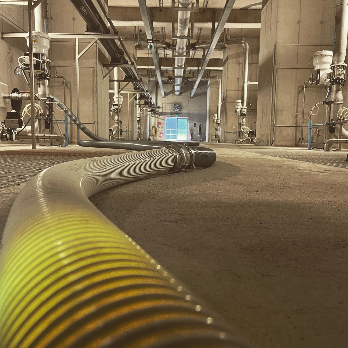 Transfert billes polystyrènes d’un floculateur vers un biofiltre #floculateur #flotateurs #mediafiltrant