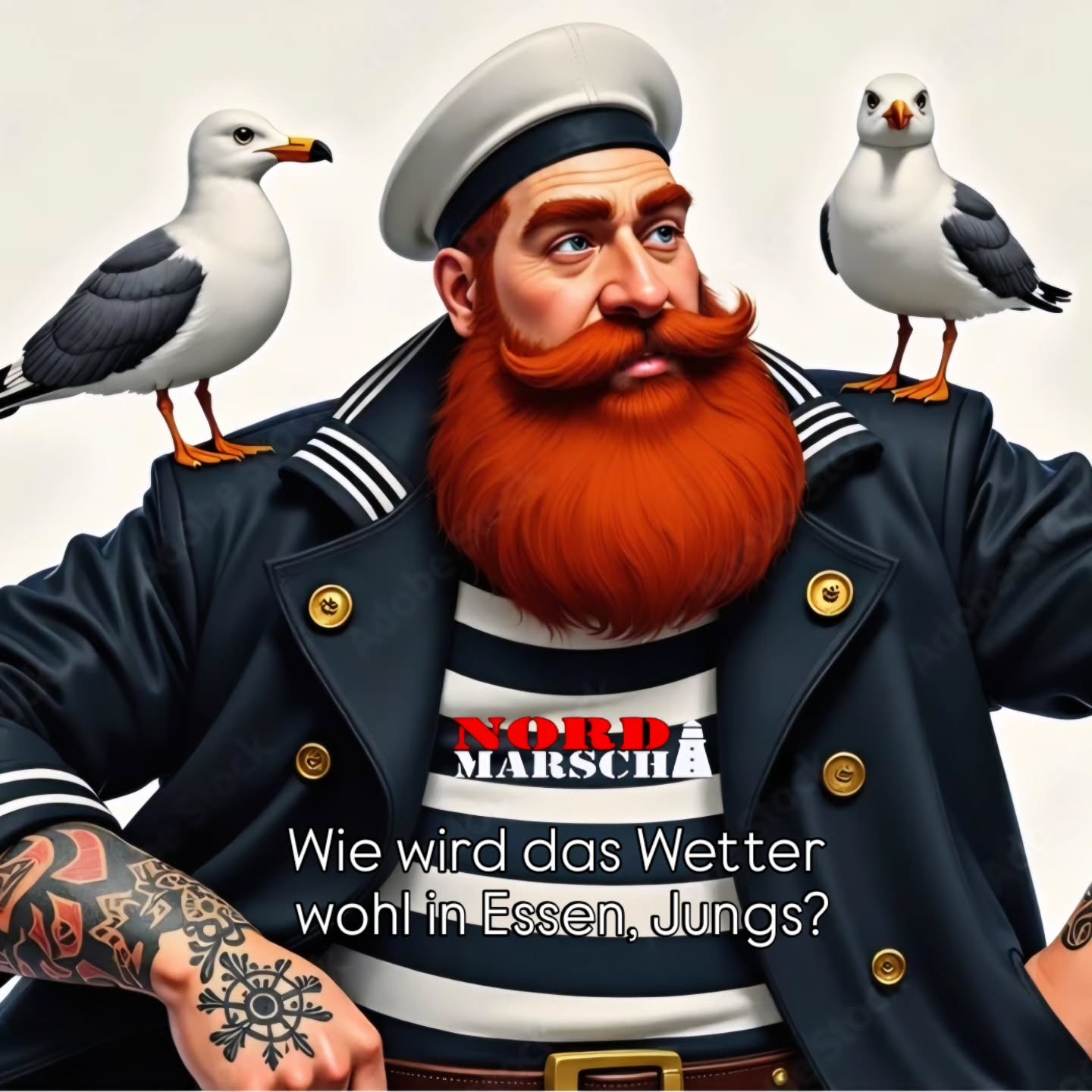 Wurde ja letztes Jahr behauptet, wir hätten das herrliche Schmuddelwetter 🌧 aus unserer Heimat HH mit in den Ruhrpott geschleppt!
Also nur mal so nebenbei: statistisch gesehen
hat Essen...
ACH - WURSCHT!
Statistisch gesehen, gibt es Sonnentage m April
in Essen...
NICHT WURSCHT!
Können wir D A S glauben?
Haben wir tatsächlich einen dieser Tage 🌞 erwischt?
T-SHIRTWETTER am 11.April 2026?
Wir beobachten die Lage weiter hier aus dem Norden,
aber wäre schon #krass !
PS: Wurscht gibt's auch:
DIE ORIGINAL @nordmarsch EINLAUFWURST! 😀
So, lieber #ruhrpott Wetterfrosch 🐸 , das mit dem Wetter hätten wir uns 2026 echt verdient nach dem Ding mit letztem Jahr, das war nix!
Wir machen jetzt erstmal so ein bisschen Ostern & dann machen wir uns ab Donnerstag auf die Socken bzw. Wanderschuhe - OHNE REGEN IM GEPÄCK!
Eure Nord-Marscher mit den Family&Friends und natürlich der Essen-Crew! ❤️
#glückauf