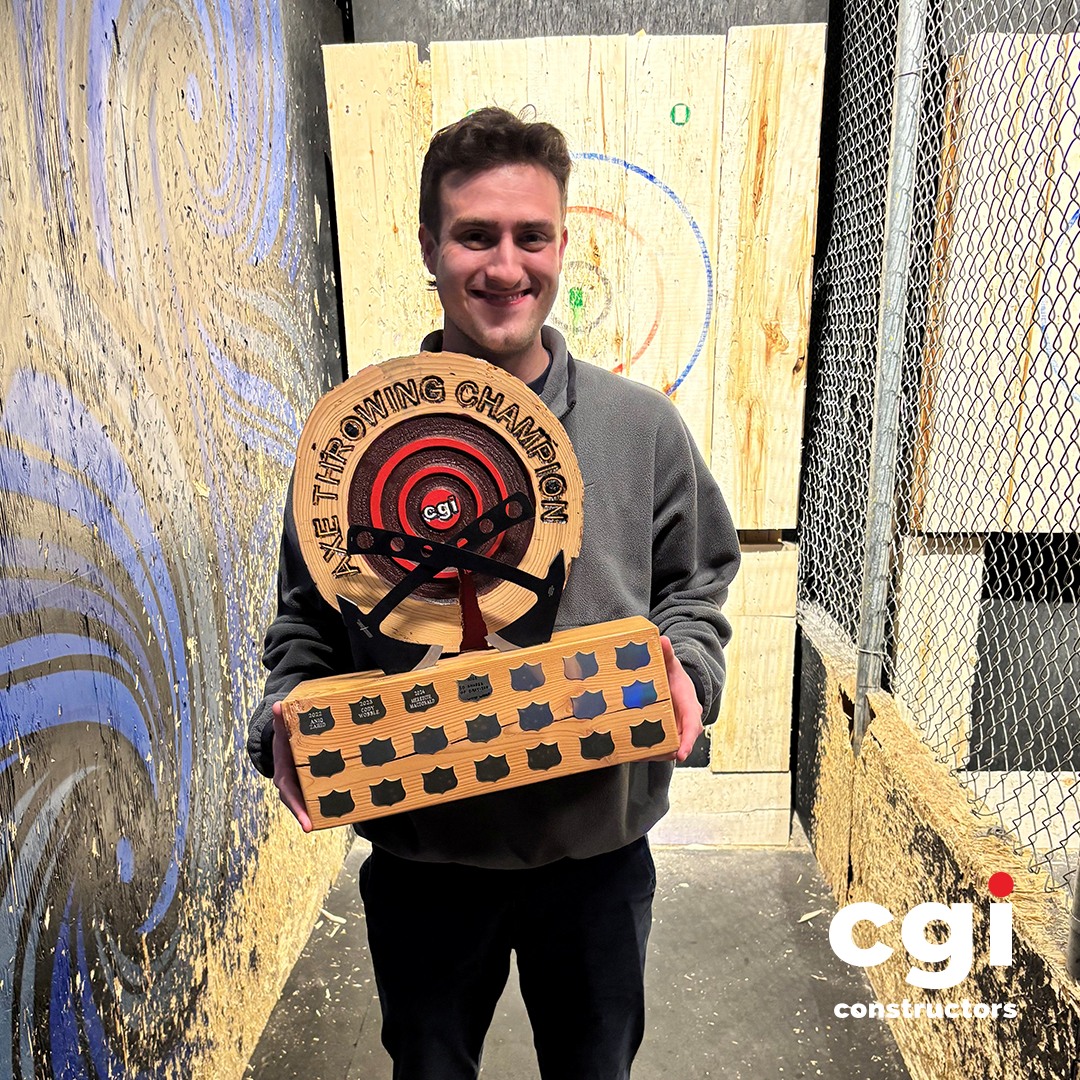 Who knew we had so many axe-throwing pros in the Toronto office?
Our team recently got together for our much-awaited and always-loved axe throwing event, and safe to say, this one really hit the mark. 🎯
#CGIConstructors #TeamBuilding