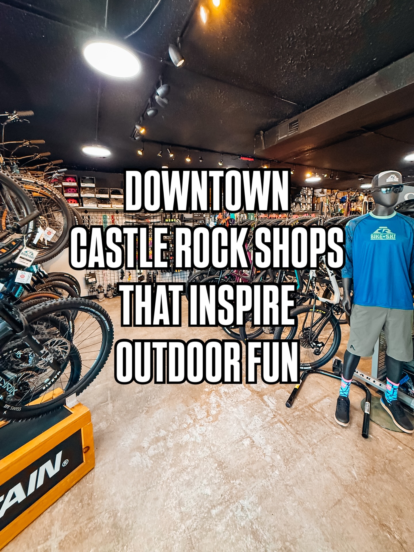 For lovers of outdoor fun, there’s no better place to call home than Colorado! Downtown Castle Rock hosts many shops and services that inspire a love of the outdoors, we hope you’ll visit these small businesses to see what they’re all about ☀️