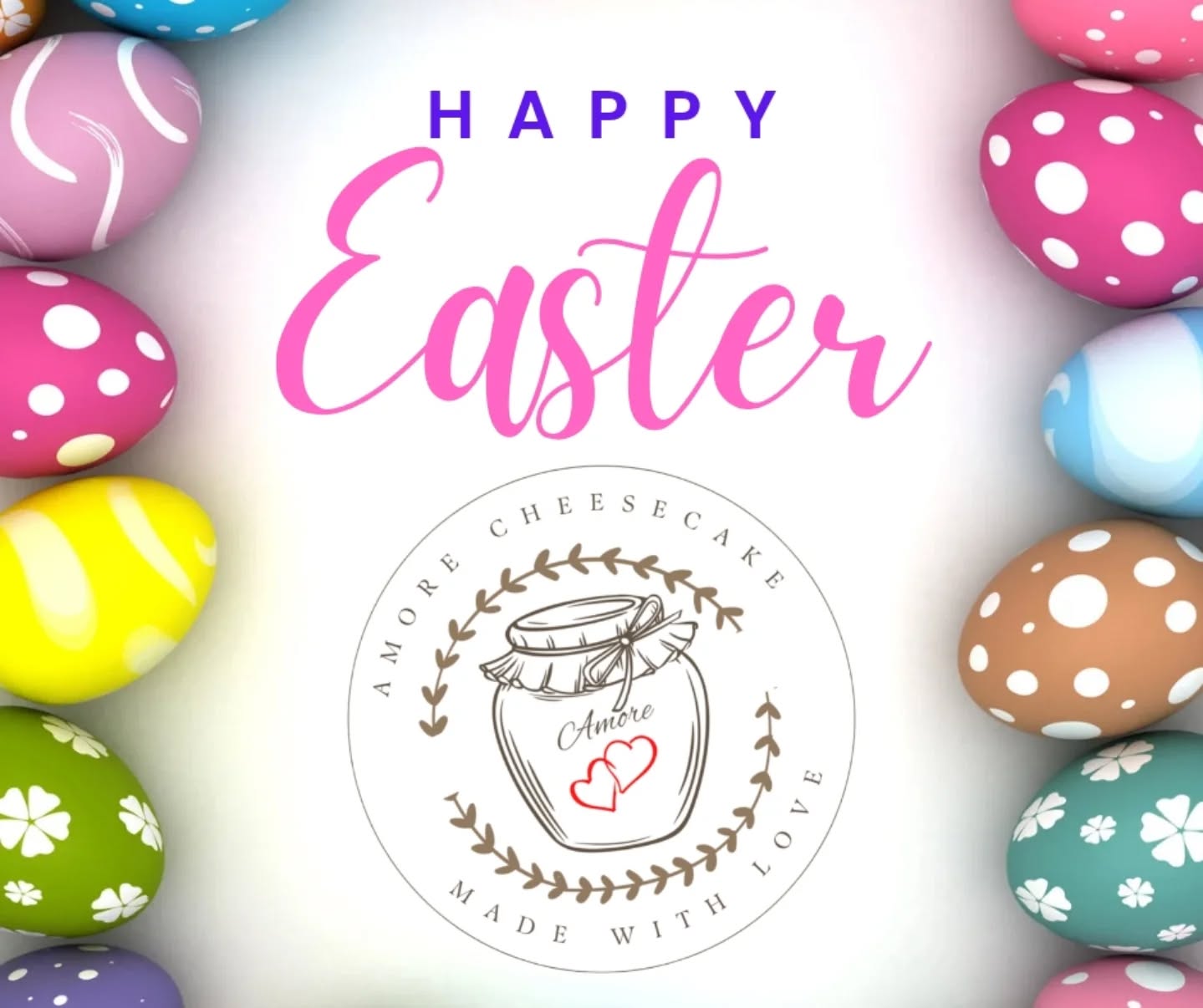 Wishing you a sweet Easter filled with love, joy, and a little extra indulgence.🌸🐰💖
#EasterVibes #FreshStart #NewBeginnings #SpringEnergy #AmoreCheesecake