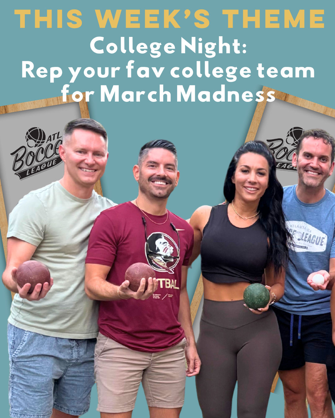 Week Three Theme: College Night 🏀 Showoff your school pride to celebrate March Madness!
Next week: Pajama Night