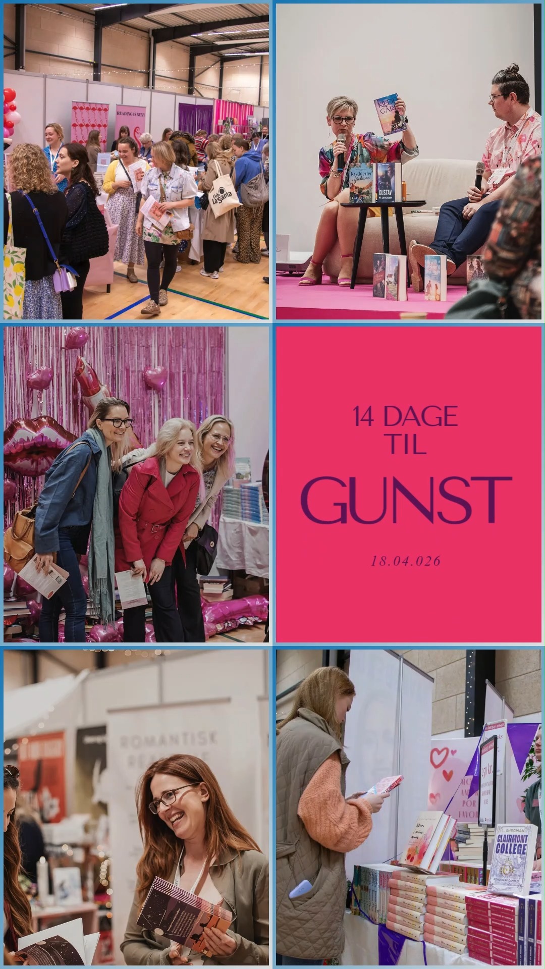 KUN 14 dage til GUNST slår dørene op til endnu en festival i kærlighedens tegn!
Hvad glæder du dig allermest til?