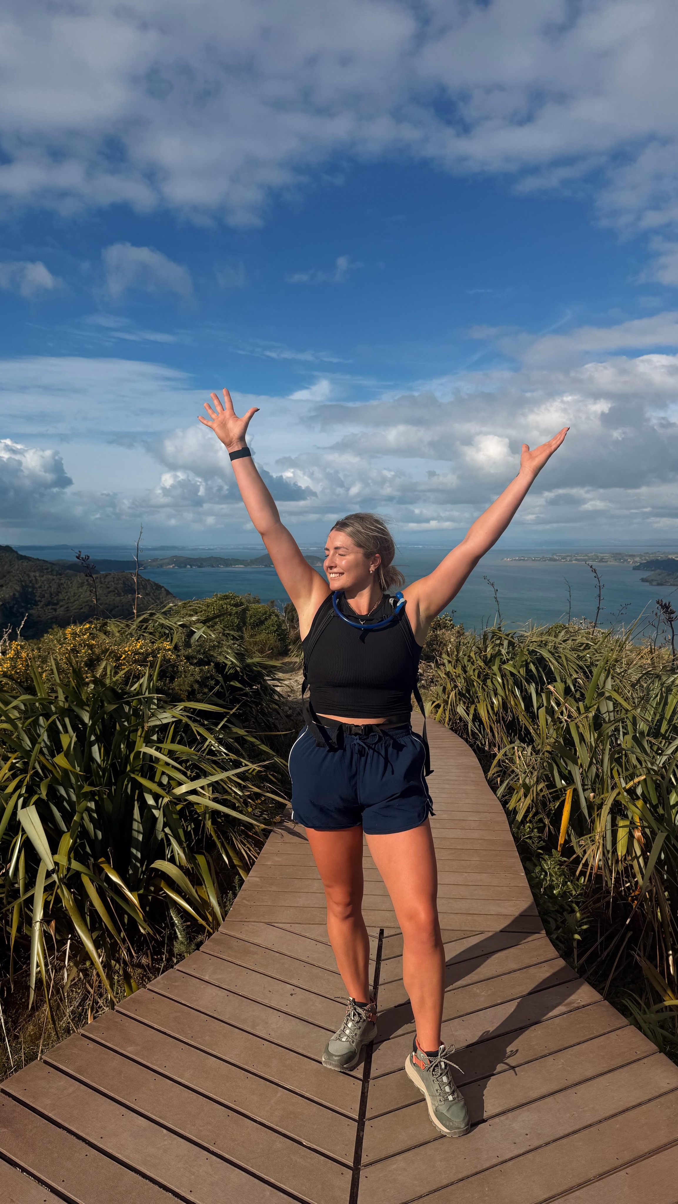 Sometimes the most powerful thing you can do for your health… is step outside.
Today we hiked the Omanawanui Track in Whatipu, climbing nearly 2000 stairs, and it honestly felt like the exact dose of vitamin N (nature) and vitamin D (sunlight) my body needed for a full nervous system reset.
We often think we need more motivation, more discipline, more intensity…
But sometimes what the body is really asking for is:
space
fresh air
sunlight
perspective
movement that feels freeing
time away from constant stimulation
Nature has a powerful way of shifting the body out of stress mode and into a state where healing, recovery, and clarity can happen.
Sunlight supports circadian rhythm and sleep.
Fresh air supports mental clarity.
Walking and hiking support cardiovascular fitness, bone health, strength, and emotional wellbeing.
And most importantly… it reminds us that health is not built through extremes.
It is built through supportive rhythms.
Gym sessions.
Walks.
Whole foods.
Connection.
Moments of calm.
Moments of challenge.
Moments that remind you what life is actually about.
Nearly 2000 stairs later… tired legs, clear mind, full cup.
Your nervous system is always listening.
Nature speaks its language fluently.
If you’ve been feeling overwhelmed, overstimulated or stuck…
this might be your reminder to step outside 🌞
#nervoussystemsupport
#vitaminnature
#vitamind
#outdoormovement
#hikingnz