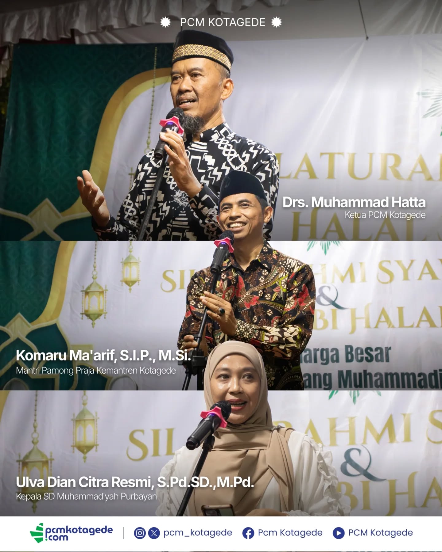 Dalam momen Silaturahmi Syawal & Halalbihalal PCM Kotagede 1447 H, kita dipertemukan untuk saling memaafkan, menguatkan ukhuwah, dan memperkokoh langkah bersama dalam dakwah dan pengabdian
Semoga setiap jabat tangan membawa keberkahan, setiap senyuman menghadirkan ketulusan, dan setiap pertemuan menjadi penguat kebersamaan kita 💚
Taqabbalallahu minna wa minkum, mohon maaf lahir dan batin 🤝🏽
#SilaturahmiSyawal #Halalbihalal #PCMKotagede #Muhammadiyah #Syawal1447H UkhuwahIslamiyah Kotagede