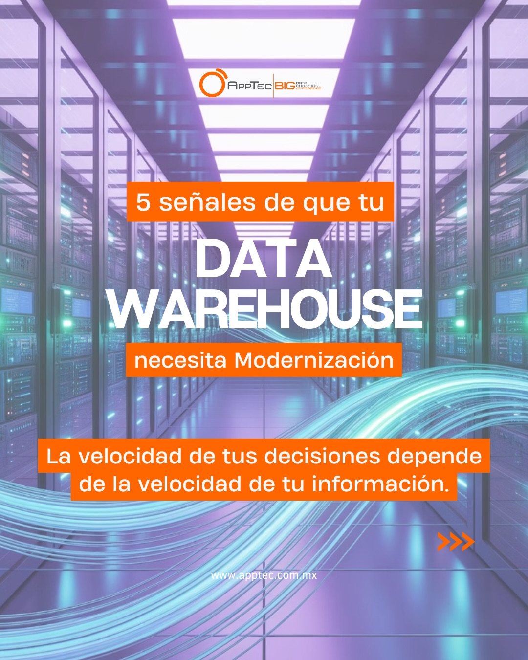 5 señales de que tu Data Warehouse necesita modernización 🚨
¿Tus analistas pasan más tiempo esperando que analizando? ¿Tu infraestructura cuesta más de lo que produce? ¿Tus reportes llegan tarde y te hacen perder oportunidades?
En un entorno donde la velocidad define la competitividad, un Data Warehouse moderno no es un lujo: es una necesidad estratégica. Con AppTec + Yellowbrick Data puedes lograr:
⚡ Procesamiento hasta 50x más rápido
💰 70% menos costos en infraestructura
🤖 Integración lista para IA y analítica avanzada
👉 Descubre cómo empresas líderes ya transformaron sus decisiones de negocio en tiempo real.
📥Solicita tu consulta gratuita con nuestros expertos para dar el primer paso hacia la modernización de tus datos.