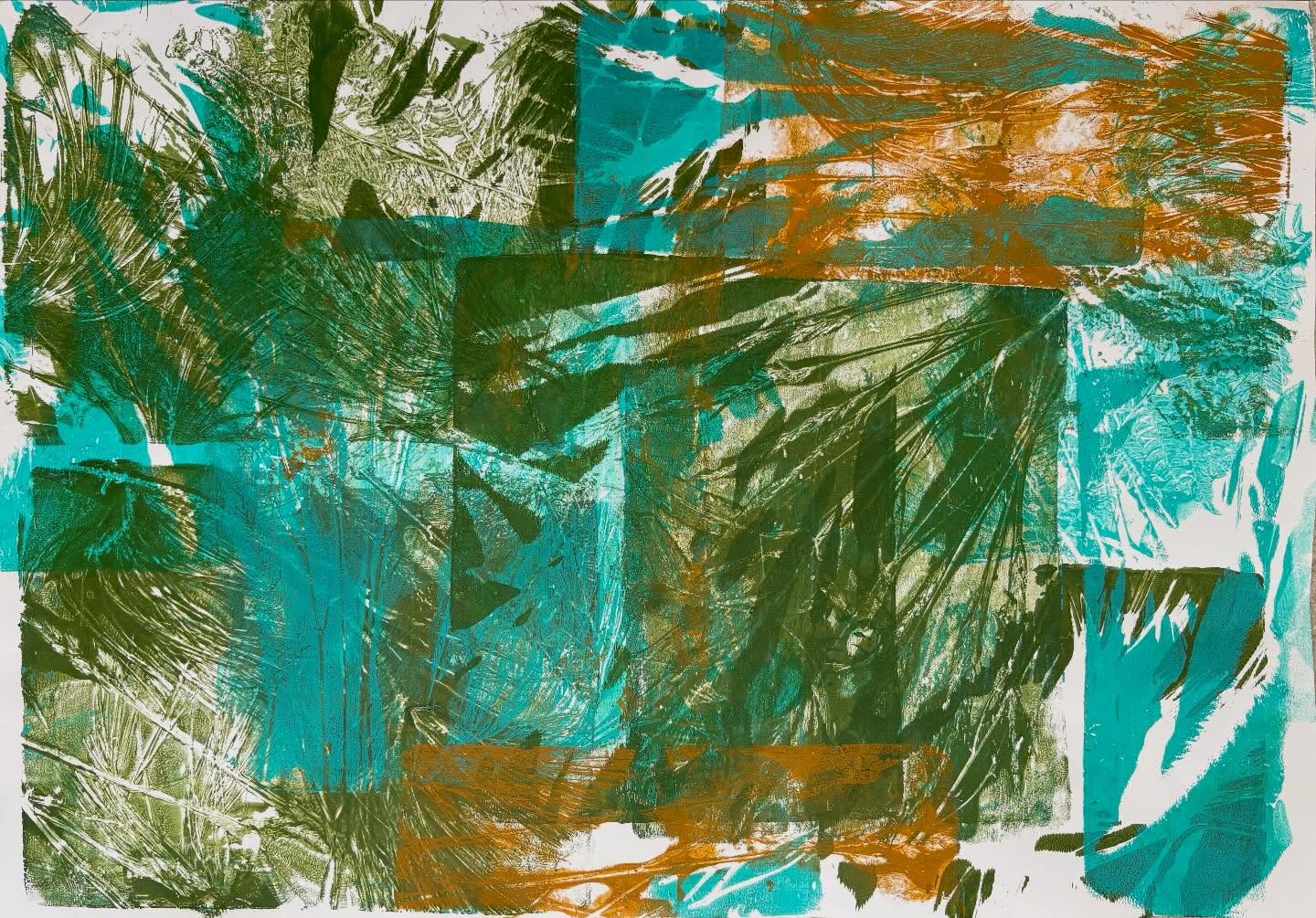 Sorting through photos from 2025 and realized I didn’t share many pics of the gelli plate printing class I took at @hollandartscouncil last May
#gelliplate #gelplateprinting #printmaking #jengatz #takeaclass