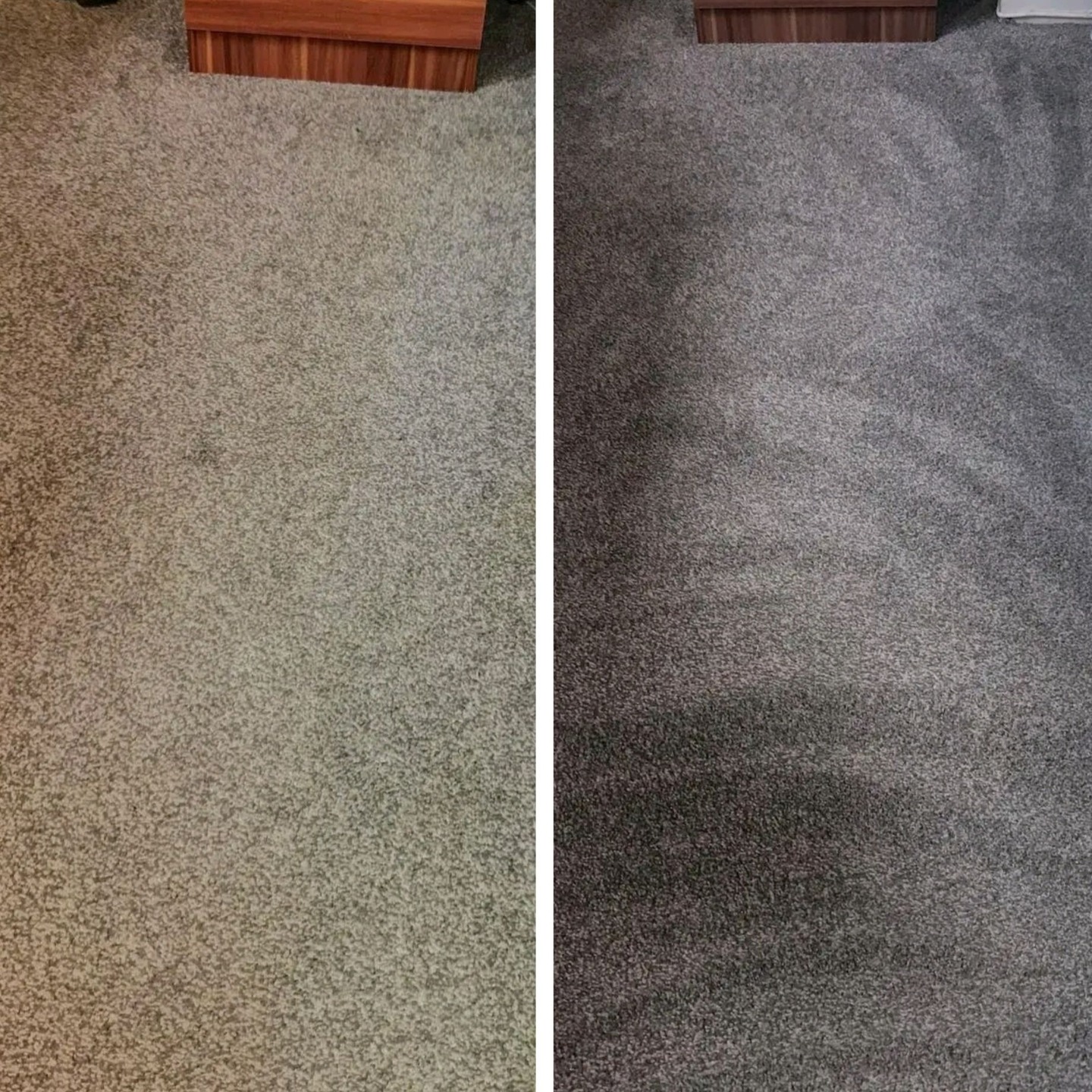 What a difference this deep carpet clean has made. I used a mixture of eco friendly products, gave it a shampoo with a George vacuum and then got on my hands and knees and scrubbed it all with a brush to really renew the fibres. Pride is everything and I bring it! 🧽✨