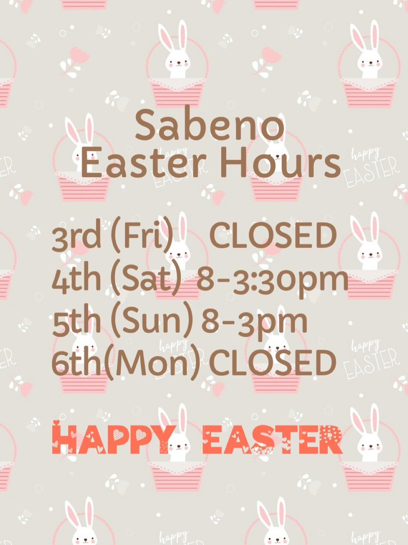 We are closed Good Friday but open Easter Sunday ! Please make sure you don’t get our closing days wrong when you come to buy Easter treats! #eastereggs #eastertreats #hotcrossbuns