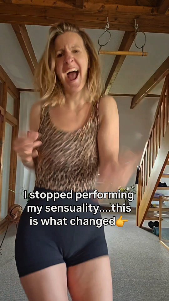 I have a confession to make.
I think there was a time where I wanted to press myself into the image of the stereotype "sensual & "t.a.ntric woman".
Trying to look a certain way.
Trying to fit in.
Trying to be like other women.
But a part of me never felt fully authentic & alive.
Until i discovered in my Embodiment & self pleasure practice:
A part of me, which i haven't give myself permission to live fully:
My humorous, cheeky & naughty side.
The part of me, that:
👉has fun and doesn’t take myself too serious.
👉is more inappropriate than "perfectly sexy"
👉 doesn’t fit into the stereotype box of being "feminine", "spiritual" or "t.antric".
I started to play with this part.
I brought it more into the bedroom.
And i noticed a shift:
🌹 my sensual & e.rotic expression started to feel more like ME - real & authentic
🌹 i started to feel more confident about the woman i am, instead of comparing myself
🌹 i started to have more fun in life & the bedroom and to fully enjoy myself
And i am arriving at a place, where i can look in my eyes in the mirror and can say to myself:
"I am proud of the woman you are becoming"
What is the point of living in this body, if you are not fully turned-on by yourself, because you keep holding yourself back?
Life is too short not to be alive
If you are ready to step into the most turned-on, alive & authentic version of you:
👉 Join THE EMBODIED WOMAN (online)
We start on the 6th of April
30 Days of devotion to your body, your turn-on & your aliveness
What becomes possible if you stop performing & pleasing and start embodying who you truly are?
That's the real j.uice
🌹 4 online embodiment sessions per week (incl recording)
🌹a powerful toolkit of embodiment & tantric practices & rituals
🌹daily Telegram impulses & accountability
🌹 lifetime access to the recording
Sign up link in bio