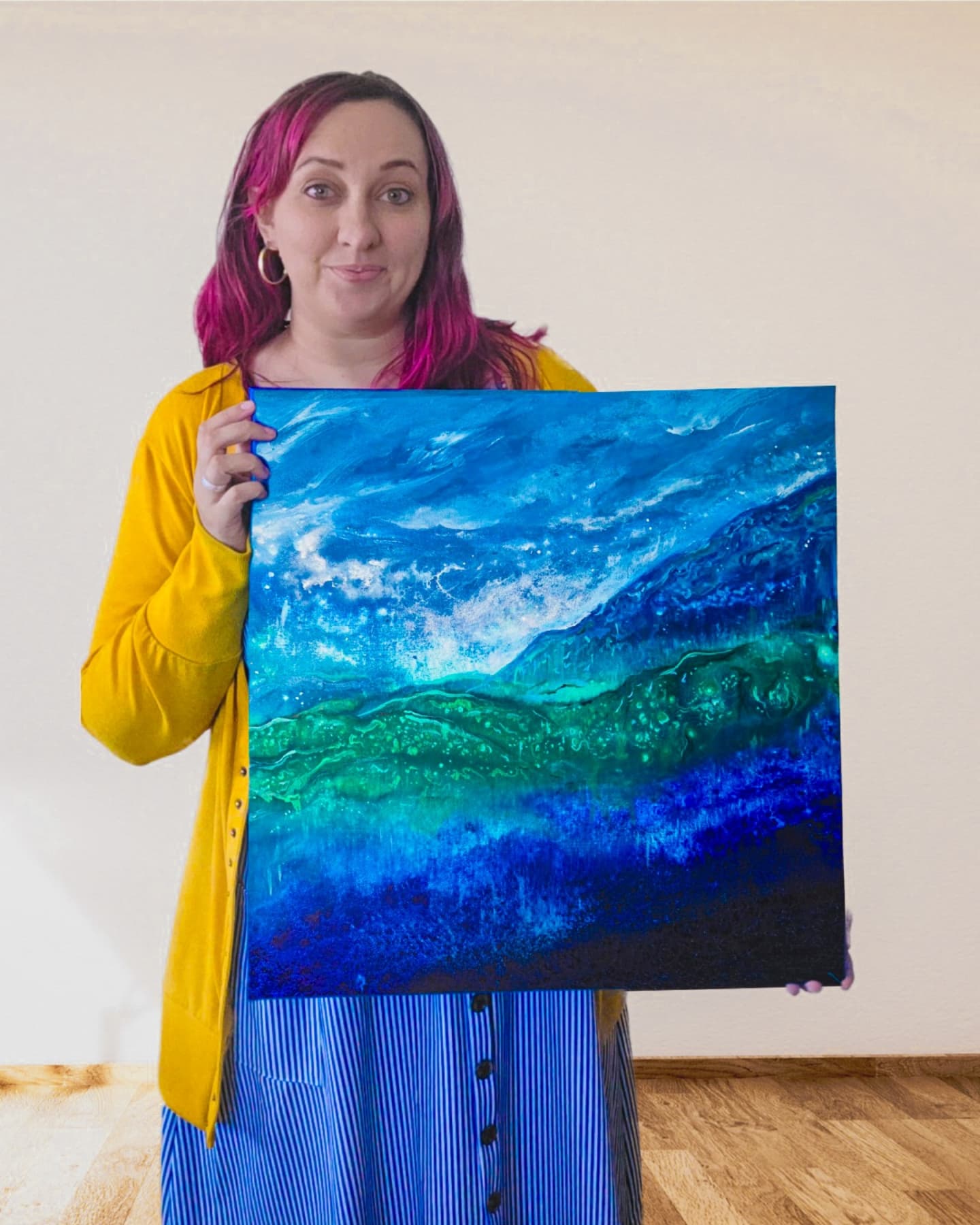 Sometimes life feels like walking through fog.
Unclear, slow, disorienting.
You keep walking and eventually, shapes start to appear, and you realize what was on the other side all along.
'Through the Haze' is my reminder that even when my path feels cloudy, every step is quietly leading me where I am meant to be. Clarity will come and the view will be worth it.
🌐 Link for Original and Art Prints in bio.
#cassiedeeart #mistymountains #abstractlandscapes