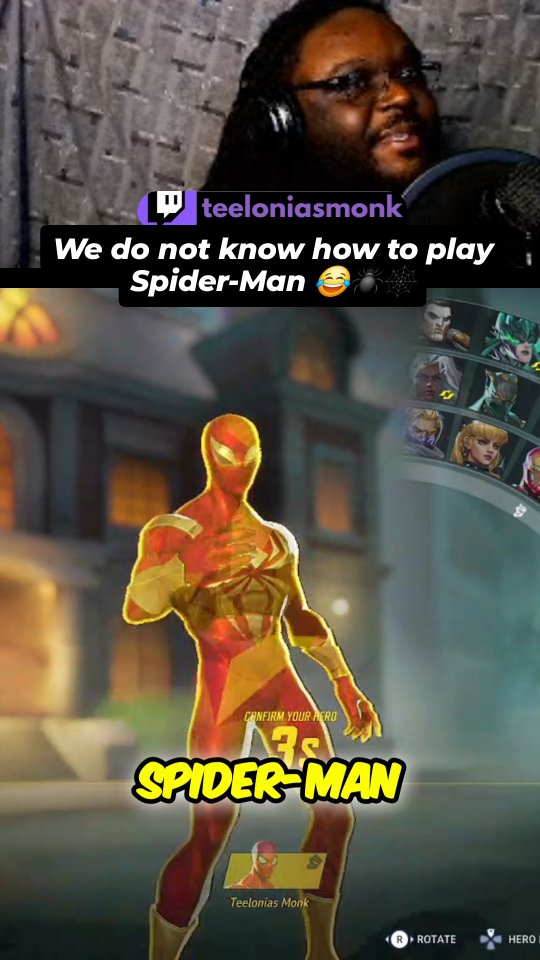 We do not know how to play Spider-Man at all 😂 Doom Match shenanigans with The Crew!
#marvelrivals #spiderman #marvelcomics #spiderverse #streamer