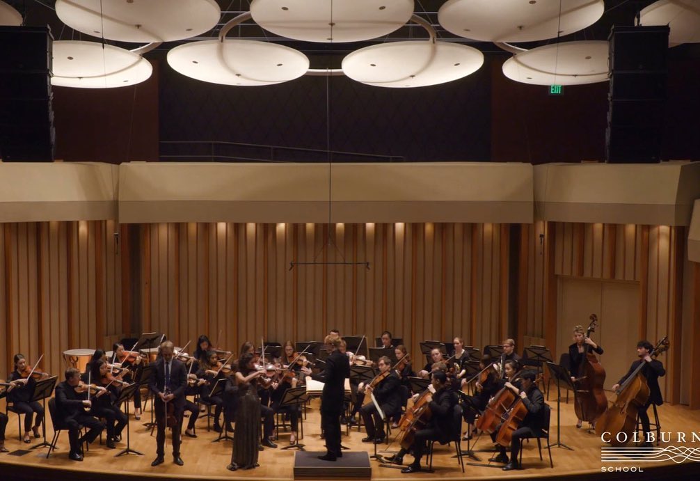 Our final performance of Mozart’s Sinfonia Concertante! Thanks to @rosseri and everyone who played with us and for making us look good!