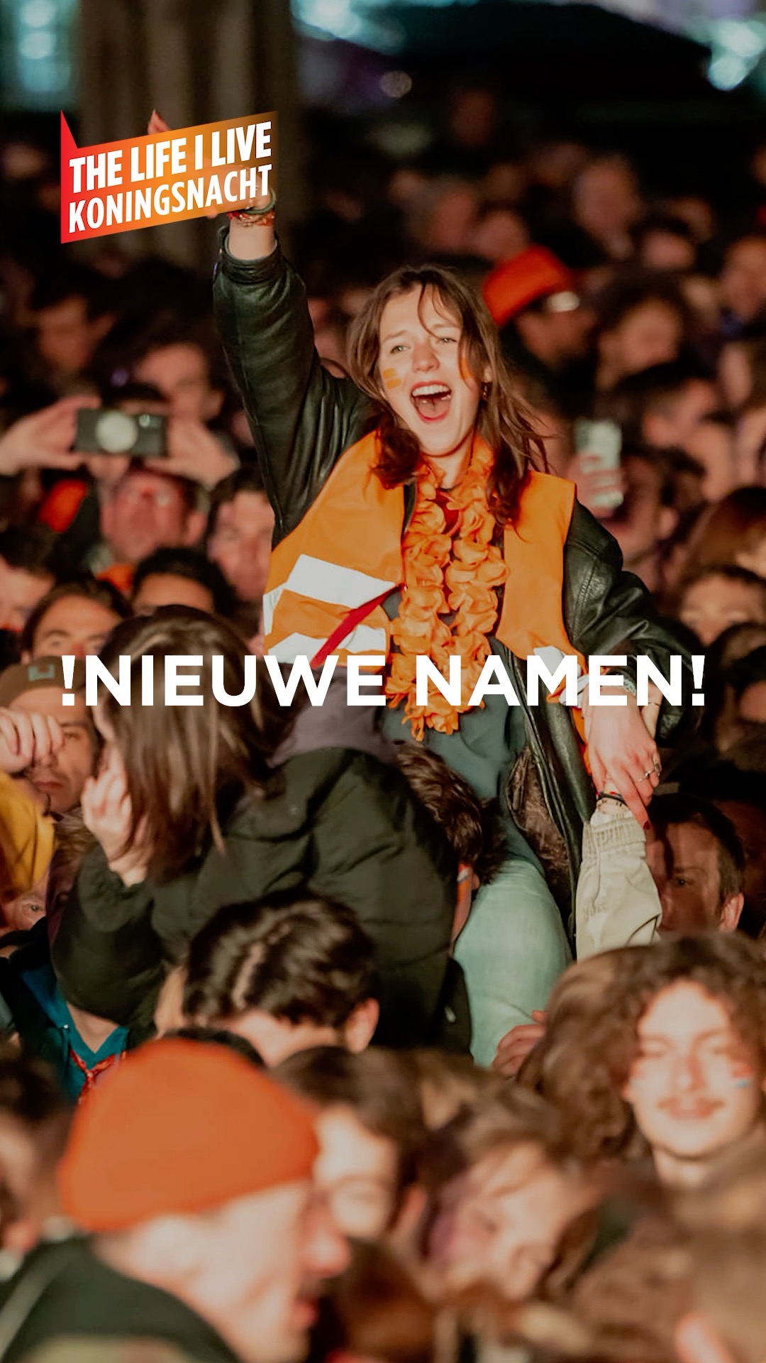 Tien nieuwe namen voor THE LIFE I LIVE Koningsnacht!
Nieuw bevestigd zijn Prins S. en De Geit, Lynks (UK), Gespuys, JOOLS (UK), Kaat van Stralen (B), Fafi Abdel Nour, Pelanoir, 54 Enterprise, Prins Raagini en DJ Prosciutto. Daarmee krijgt de eerste lichting een stevig vervolg met acts die juist nu op scherp staan: live, in de pers en op de festivalradar.
Op 26 april maak je het allemaal gratis mee in de binnenstad van Den Haag
#koningsnacht2026 #TLIL #Denhaag #TLIL26 #popstaddenhaag