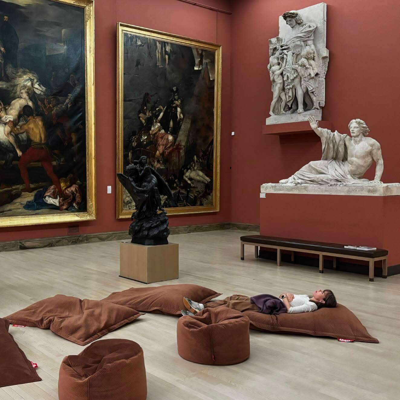 I might stay here for a while.