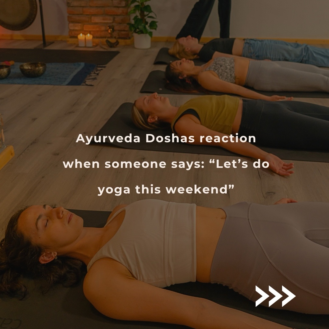 When someone says “let’s go for yoga this weekend” and your inner dosha takes over!
Vata is already excited and packing the mat,
Pitta is checking the schedule and planning the flow,
Kapha is like… “let’s go next weekend?” 😌
Which one are you? 👀
If this feels a little too relatable, it might be time to understand your dosha better 🤍
Join us for our Ayurveda Training on 30 May 2026 at Yogicescape Prenzlauer Berg with @nehyogayogicescape
Learn the basics of Ayurveda in a simple, practical way-so you can actually understand your body (and your moods 😄)
Save your spot—link in bio ✨
#ayurvedatraining #ayurvedalifestyle #yogastudio #yogastudioberlin #yogicescape