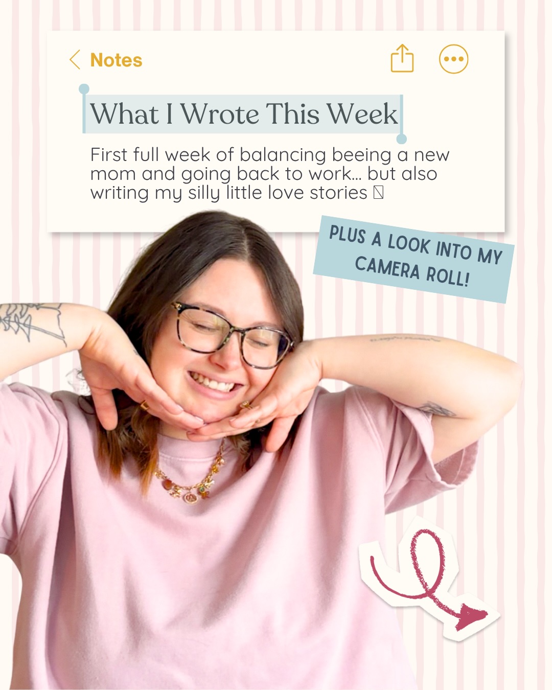 โจWhat I Wrote This Weekโจ
Trying something newโฆ being openly vulnerable. And itโs scary as H-E-Double Hockey Sticks. BUT IMMA DO IT ANYWAY!
Itโs that time where I have to step out of baby land and back into the real world. And to do this requires a lot ofโฆ balance and preparation. Something Iโm still learning. Clearly ๐
While I didnโt necessarily get high numbers of writing done, I got words down and thatโs all that really matters. I did it. As I figure out a good schedule, I know the numbers will come. The important thing is that Iโm still trying and Iโm still doing the dang thing.
I wouldnโt trade this life for anything in the world so thank you for making this part of it possible ๐ฉท
#authorkaylajames #whatiwrotethisweek #authorlife #aweekinthelife #readmoreromance