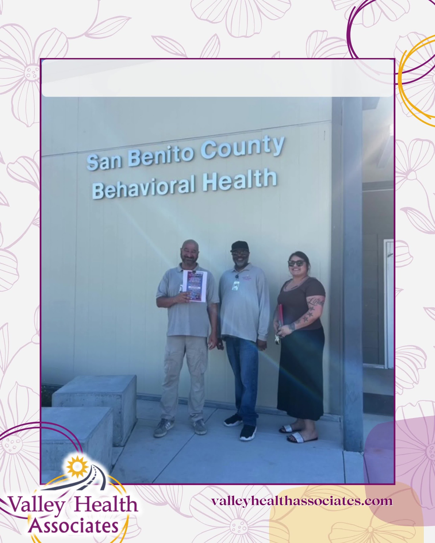 Our Mobile Unit is coming soon to San Benito County!
The Valley Health Associates staff is preparing by spreading the word. If interested in VHA's services, San Benito clients are also welcome to visit our Salinas office.
To learn more about VHA's services, visit valleyhealthassociates.com
#ValleyHealthAssociates #VHA #MobileUnit #SanBenitoCounty #NonProfit