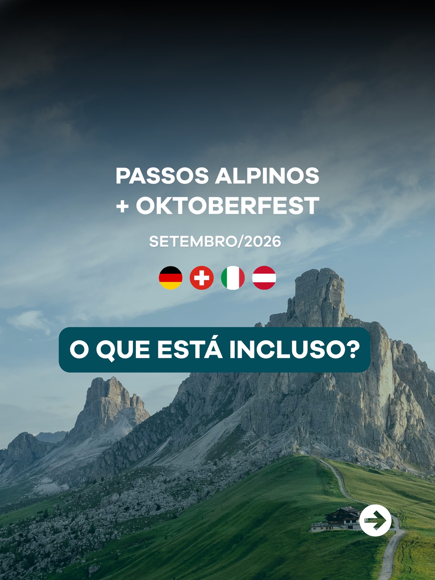 Preocupação zero, adrenalina máxima. 🏁✨
Munique, Alpes, BMWs de última geração e suporte total. Quer saber exatamente o que está incluso no nosso próximo tour?
Preparamos este carrossel para mostrar por que viajar com a Xtrada é uma experiência premium do início ao fim.
Comente Alpes e receba o tour completo!
#Xtrada #MotoTour #Alpes #BMW1300GS #MotoTurismo ViagemPremium Liberdade Munique