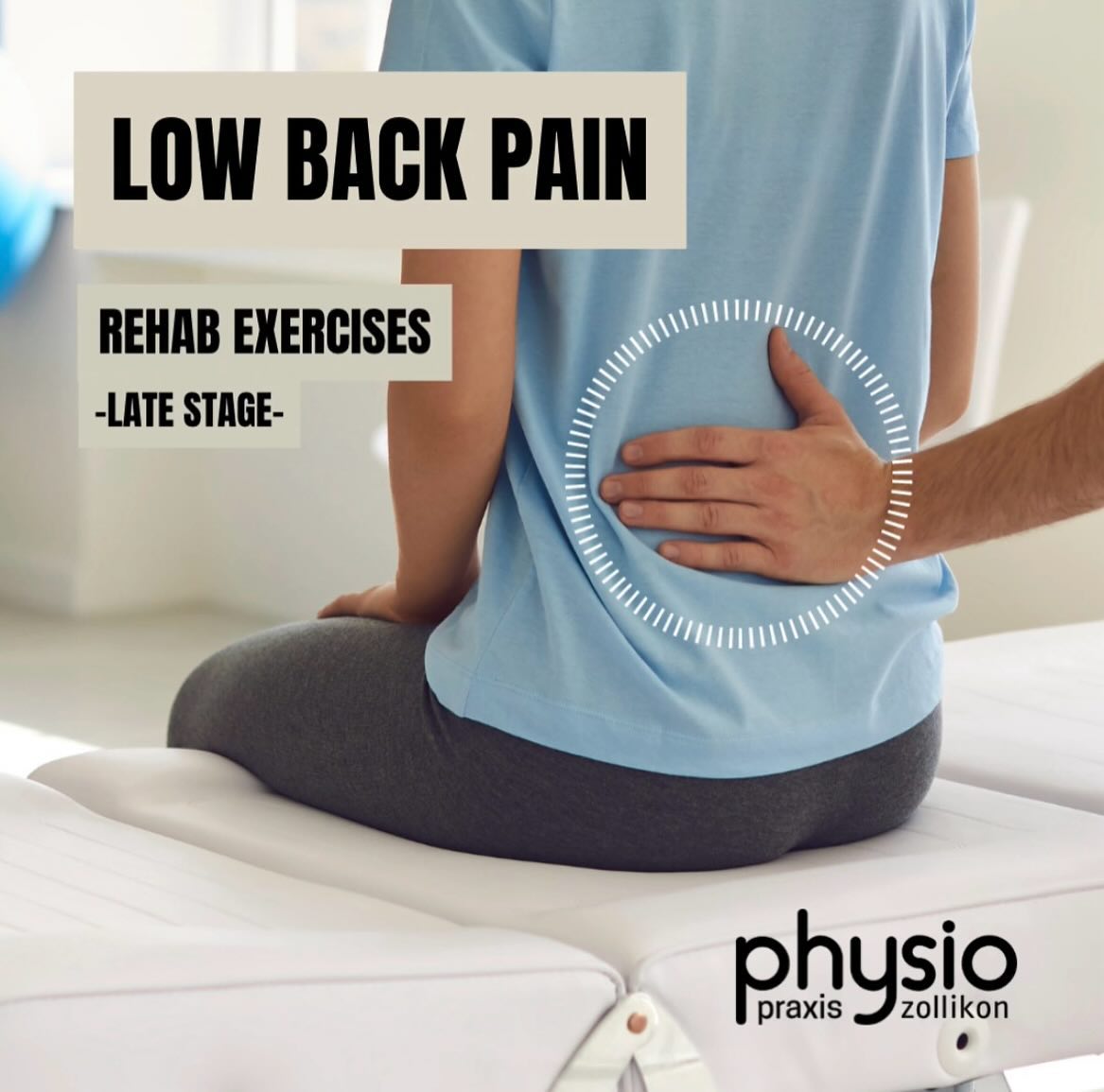 ‼️low back pain rehab exercises - late stage‼️
🧐🧠 Rückenschmerzen sind die häufigste Ursache für funktionelle Einschränkungen weltweit und die Erkrankung, von der die meisten Menschen von Rehabilitation profitieren können.
Untere Rückenschmerzen treten dabei häufiger auf als Schmerzen im oberen Rücken (Prozentzahlen variieren je nach Studie).
Nicht-spezifische Rückenschmerzen sind die häufigste vorm von Rückenschmerzen mit über 80%.
⚠️Wissenschaftliche Studien haben gezeigt, dass körperliche Aktivität und Bewegung sich positiv auf die Linderung der Schmerzen auswirkt und die Schmerzepisode deutlich verkürzen kann.
Besonders das Training der Rumpfmuskulatur nimmt einen großen Stellenwert in der Behandlung ein ‼️
Es gibt einige Übungen die bei akuten Schmerzen im unteren Rücken helfen können. Hier seht ihr einige Vorschläge für ein mögliches Übungsprogramm.
Wir empfehlen bei den Übungen 2-3 Sätze, täglich, mit keinen Schmerzen bis leichte/moderate Schmerzen (die schnell verschwinden) während und nach der Übungsausführung.
Gerne können im Anschluss 1-2 Mobilisationsübungen für den unteren Rücken durchgeführt werden (siehe Videos early stage)
Haftungsausschluss: Die Inhalte werden mit großer Sorgfalt ausgearbeitet, ersetzen jedoch keine individuelle fachliche Untersuchung und Behandlung durch einen Arzt oder Physiotherapeuten.
Bei Ausstrahlungen, Taubheitsgefühlen und/oder Kraftverlust in den Beinen, welche vor/während/nach den Übungen auftreten und über längere Zeit anhalten bitte ärztlich abklären lassen.
⚠️💪🏽 Möchtest du einen individuelleren Reha- oder
Trainingsplan um deine Ziele zu erreichen, vereinbare gerne einen Termin in unserer Praxis. Denn Link dazu findest du oben in der Bio auf unserem Profil.
#rehab #exercises #rehabilitation #lowbackpain #backpainexercises #backmobility #mobilisation #rückenschmerzen #physiopraxiszollikon #health #physiotherapie #physio #physiotherapy #gesundheit #sport #training #fitness #therapie #physiotherapeut #physiolife #bewegung #moveyourbody #zollikon #zürich