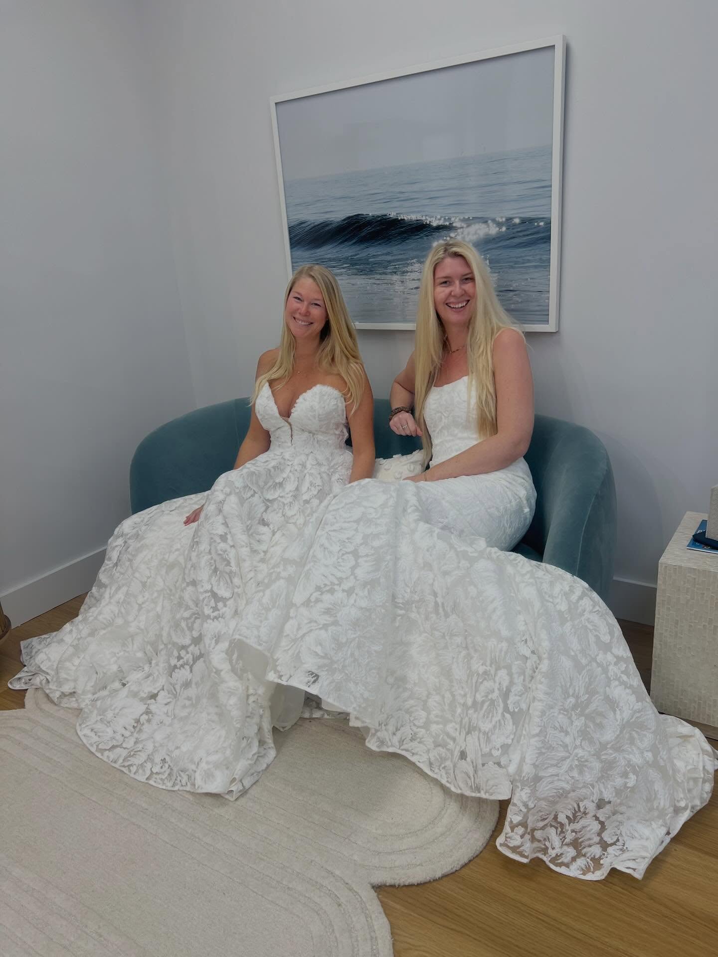 The only usable photo vs. the rest of the camera roll 🙃
Head to hamptons-bridal.com to book an appointment to try on dresses with us! (hopefully you’re more photogenic than we are)