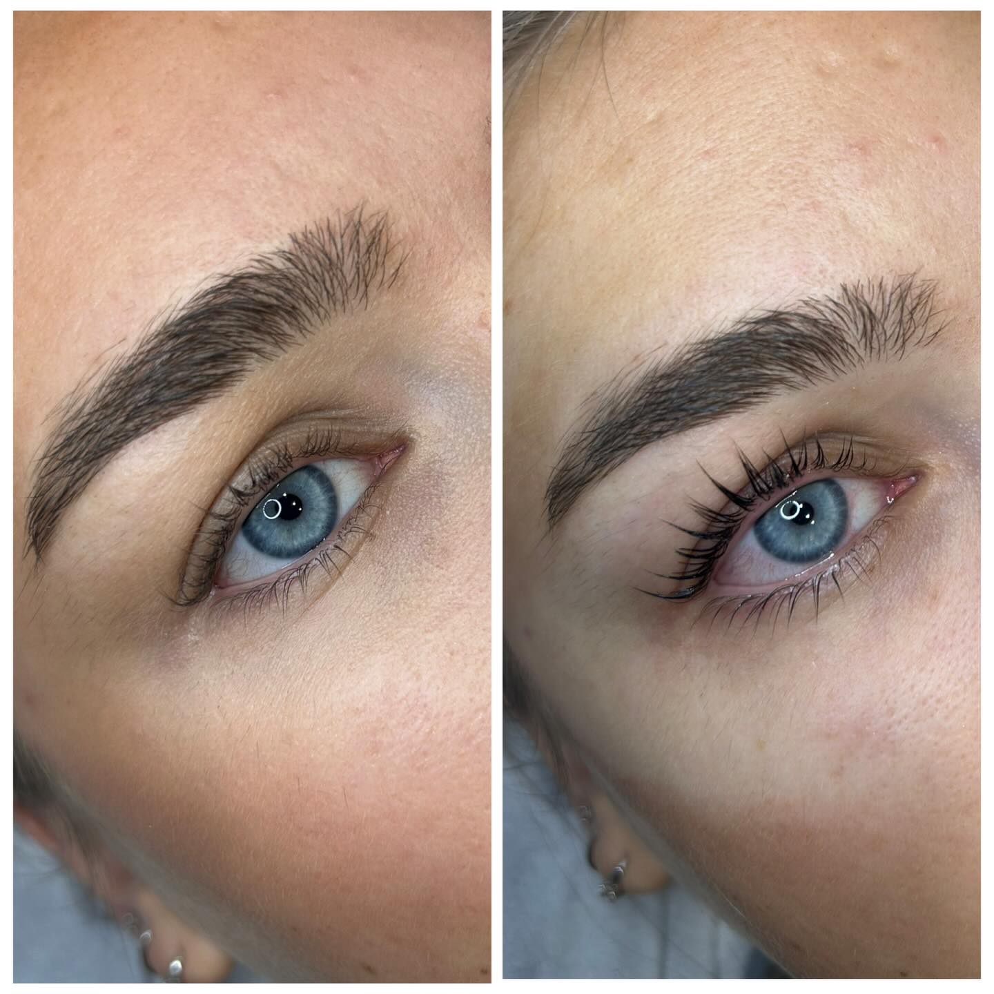 The most beautiful Lash lift results. Using @lash_perfect
Using brown tint for a more natural look, complimenting the most beautiful blue eyes
*Patch test may be required