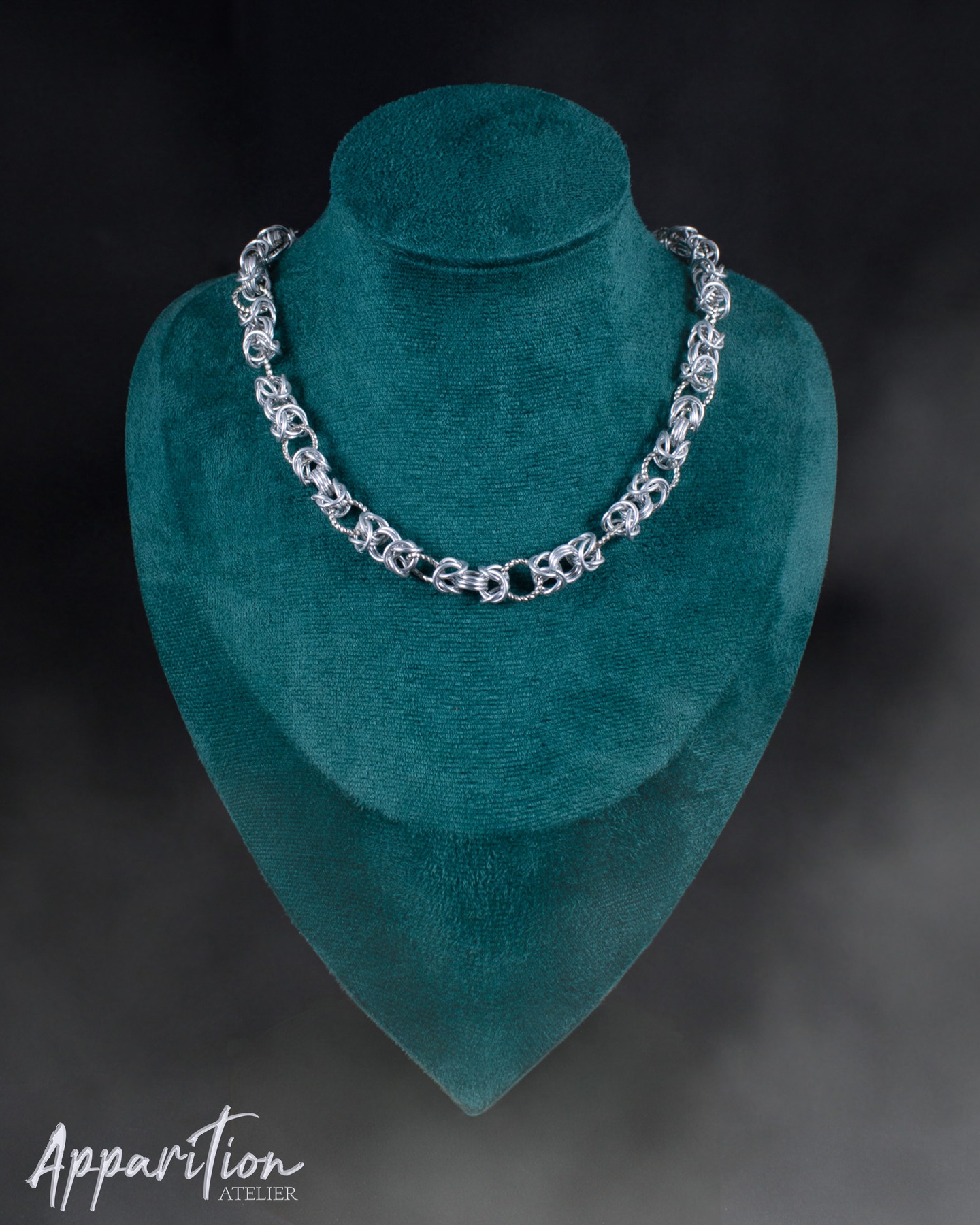 ⚔️ Tituba Chainmaille Necklace
⛓ R300
Available now at www.apparition.co.za
#apparitionatelier #handcrafted #modernmedieval #chainmaille #jewellery