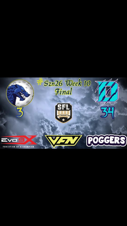 ๐ฃLate Content๐ฃ
The @SFL_Lycans fell to the Detroit Maulers in @simulationfl Week 10. Our record: 4-4. Next, we'll face the @SFLArizona in a pivotal Week 10 West Division game! #MakeAnImpact #HowlAtTheMoon #LycAngeles #NewMoon #CTN