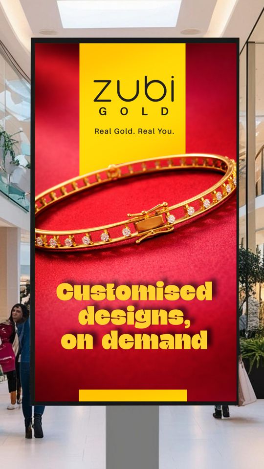 Not just a bangle—your story, your design, your gold. ✨
At Zubi Gold, we bring your vision to life with beautifully crafted customised jewellery made just for you.
Customised designs, on demand. ✨💛
Visit us at - @centresquarekochi @m5ecity_mall
#ZubiGold #CustomJewellery #PersonalisedGold #GoldBangles #MadeForYou #JewelleryDesign #GoldLove #EverydayLuxury #CraftedWithCare #BespokeJewellery