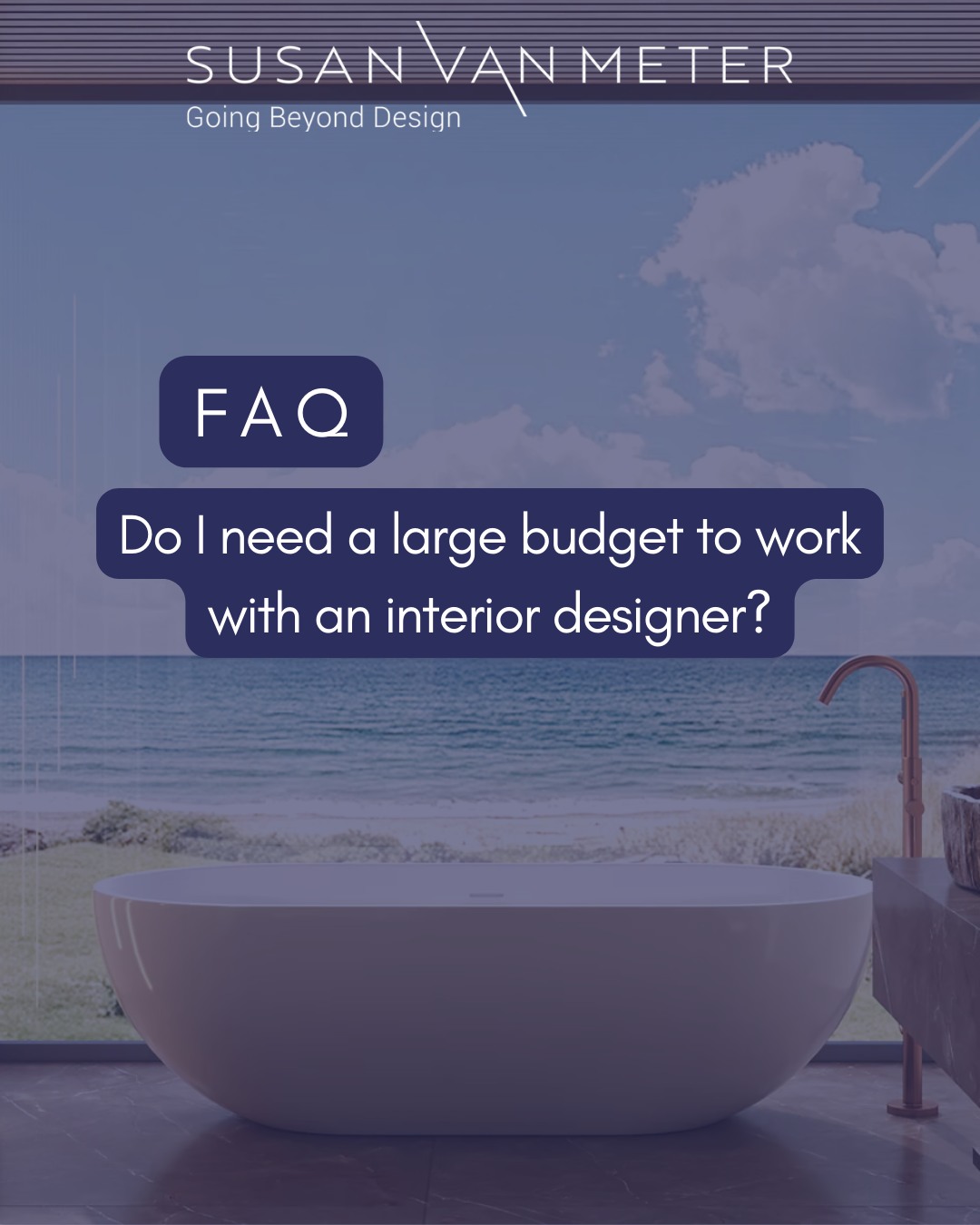 Interior design is about thoughtful planning and intelligent investment. A professional designer helps you allocate your budget strategically—prioritising quality materials, craftsmanship, and design decisions that have the greatest impact. Ultimately, good design adds long-term value to your home and your lifestyle.
Susan van meter | Going Beyond Design
susanvanmeter.com | info@susanvanmeter.com | 0207 971 7797
Lambarde Square, London, SE10 9GF
#interiordesignfaq #luxuryinteriors #interiordesignlondon #bespokeinteriors #designinvestment #homerenovation #residentialdesign #luxuryliving #interiorplanning #designstudio