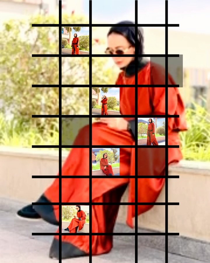 “Soon, the full set with the belt will be available on our website.” ✨#bycherwinewakeb #styling #fabric #fashion #hijab