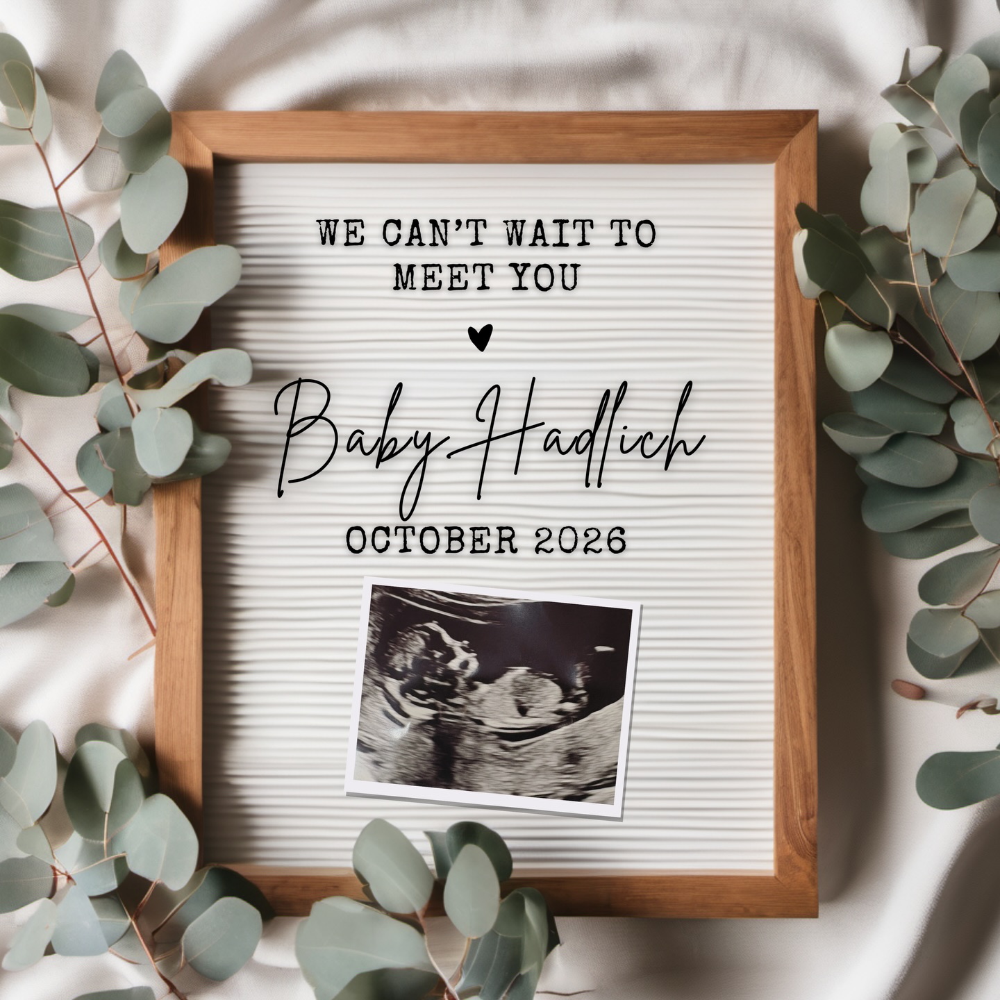 Half of me + half of you
Baby boy, you’re already so loved 💙