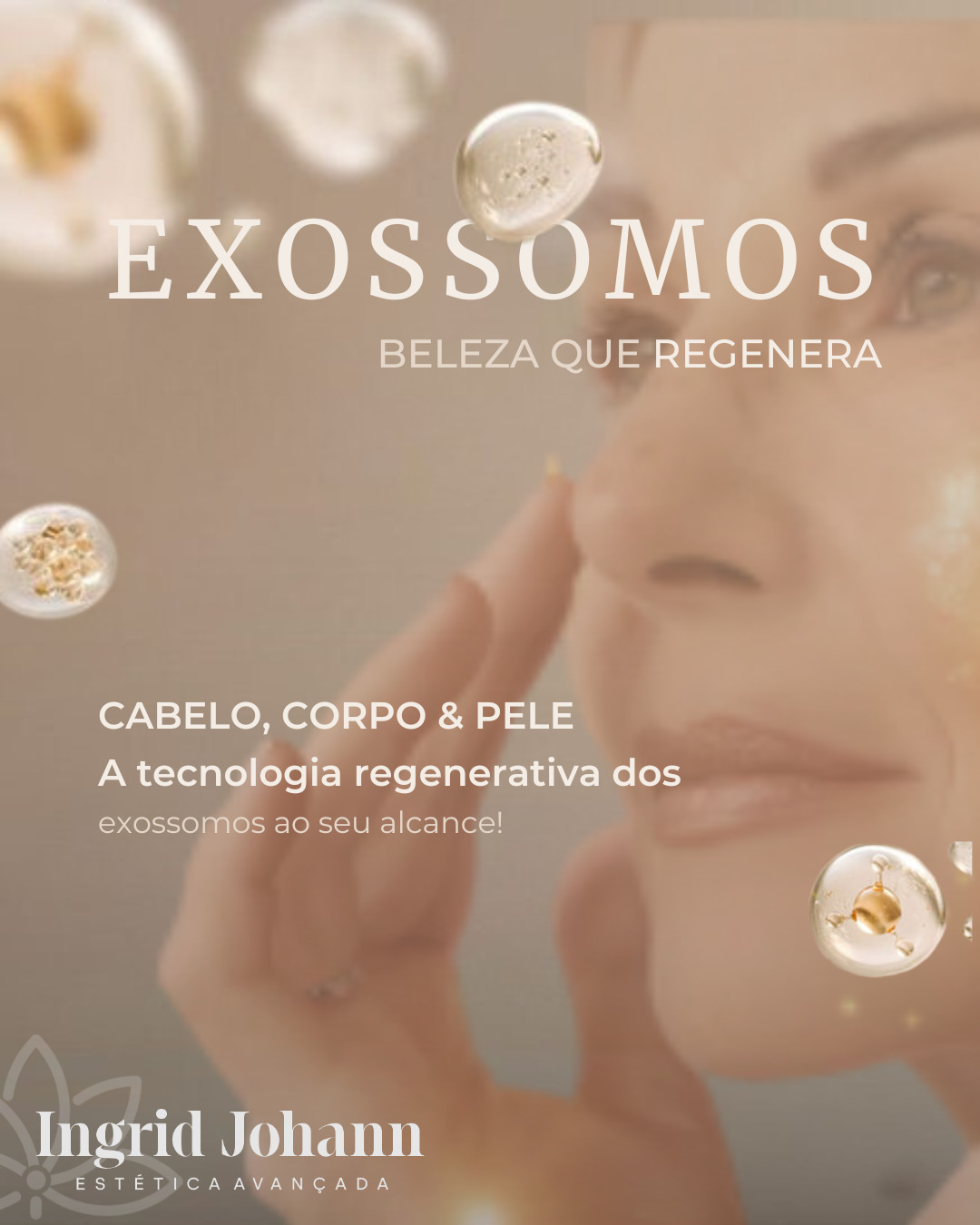 ✨ Exossomos: a beleza que vem da regeneração
A estética evoluiu — e agora o foco é tratar a pele, o cabelo e o corpo de dentro para fora 🧬
Os exossomos são uma tecnologia avançada que estimula a regeneração celular, melhora a qualidade da pele, fortalece os fios e potencializa resultados de forma natural e eficaz ✨
💆♀️ Pele mais saudável
💇♀️ Cabelos mais fortes
💖 Resultados que vão além da superfície
O futuro da estética já começou… e ele é regenerativo.
📲 Agende sua avaliação e descubra como essa tecnologia pode transformar seus resultados!
#Exossomos #EstéticaRegenerativa #BelezaAvançada #CuidadosComAPele #InovaçãoEstética