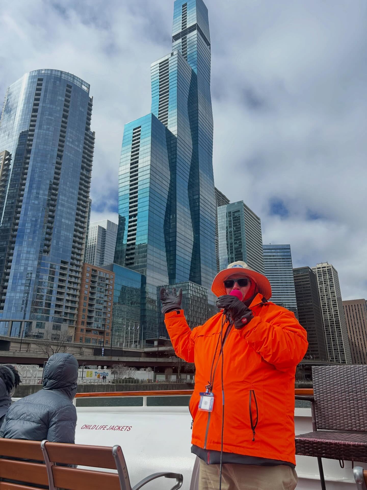 Scenes from the Architectural Boat Tour this morning.