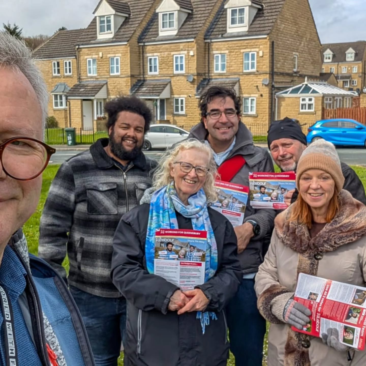 Good to be out this morning in Westwood Park with Cllr Alex, Gill, Ashley and the Queensbury Labour team!