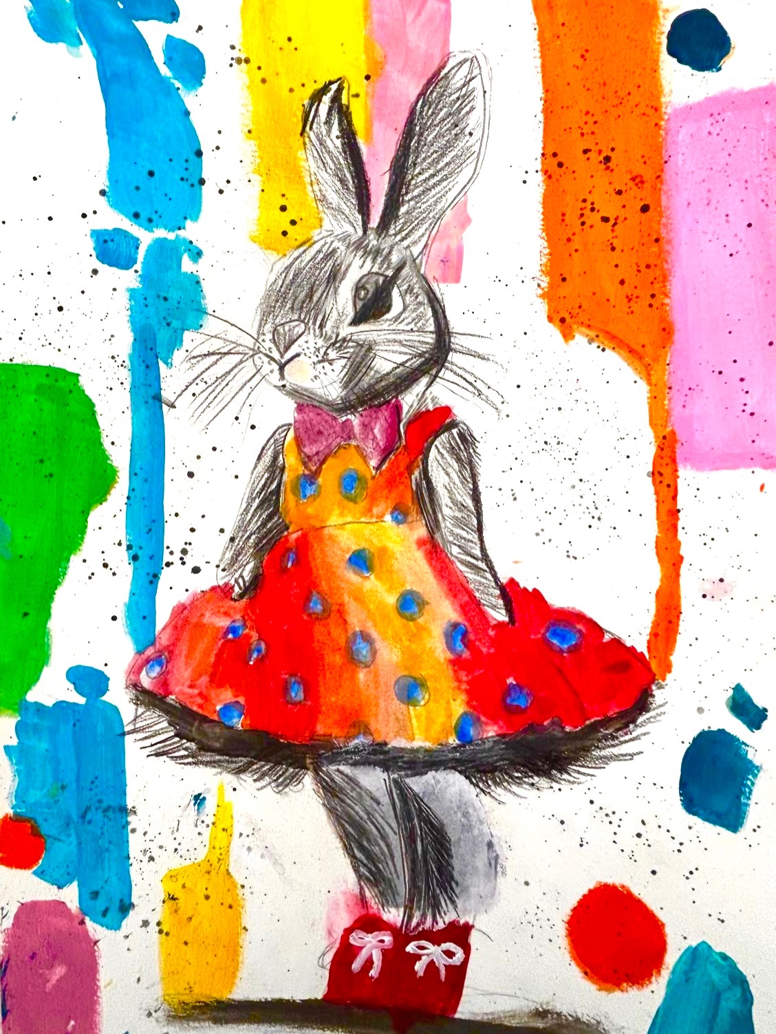 Easter hybrids in the studio 🐰🐿️✨
how cute are these little creations?!
Our infants class explored acrylic and watercolour mixed media, bringing these characters to life just in time for Easter. From earthy tones to vibrant pops of colour, it’s all about experimenting, blending, and having fun with colour mixing 🎨
We’ve also been focusing on building texture and learning how different techniques can transform a piece. Such a joyful and creative session!
#londonart #artschool #northlondonmums #kidsartclass #artclub