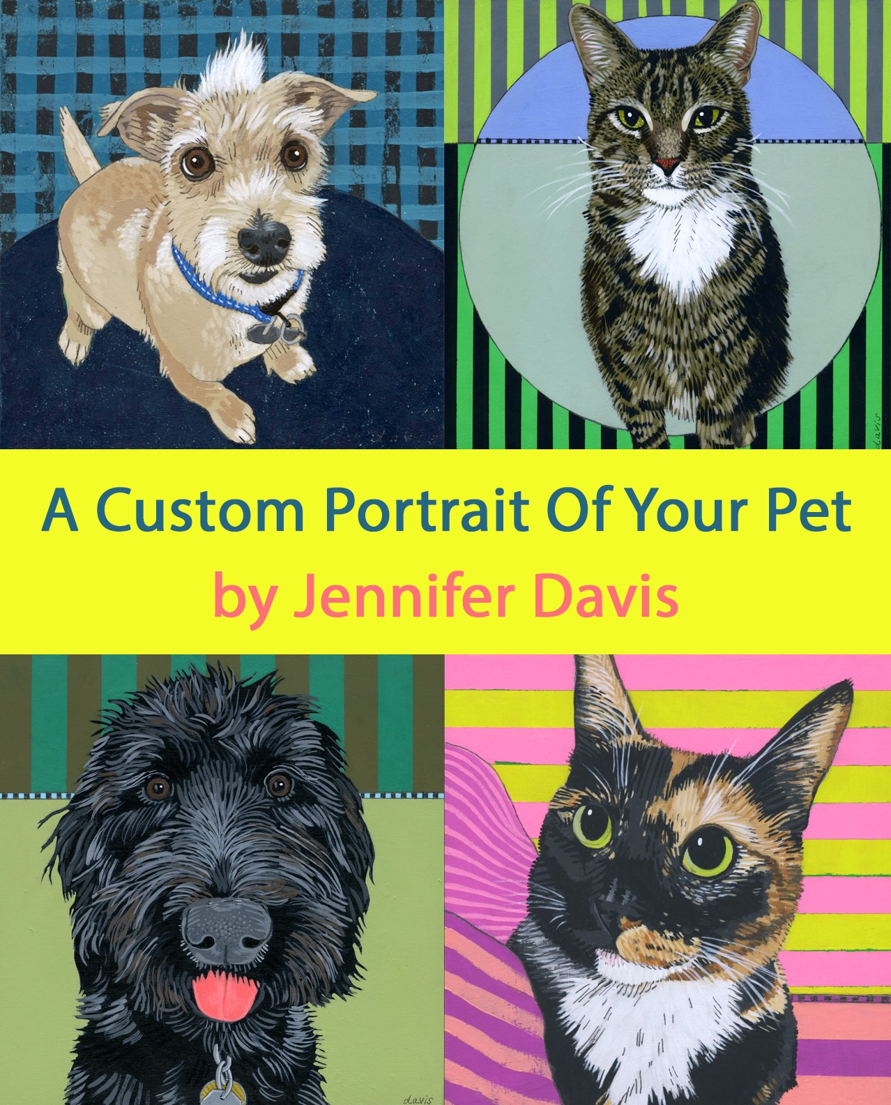 Spring Fling PSA: Tickets to enter the event and raffle tickets for these gems, are available online, link in the bio. We’ll draw winners from online and in person sales at the end of the night on April 25th. “Custom Portrait of Your Pet” by Jennifer Davis; Acrylic/graphite on gallery-mounted panel, 8h x 8w x 1.5d” @jenniferdavisart ; “Subrosa” by Christopher Alday, Screenprint, 2026, 16x20” @_hurlyburly_ ; “The Exxxxxtraordinary Journey” by Zoe Cinel, Digital print on cardstock, 2021, 3.5x5.5” @zcinel; “thirty six fifty three kitchen inside the house little boy Dietrich playing with the top is a toy & handles on the left little bottom freezer of the refrigerator” by Dietrich Sieling, color pencil & graphite on paper, 2025, 14x 17“ @dietrich.sieling.