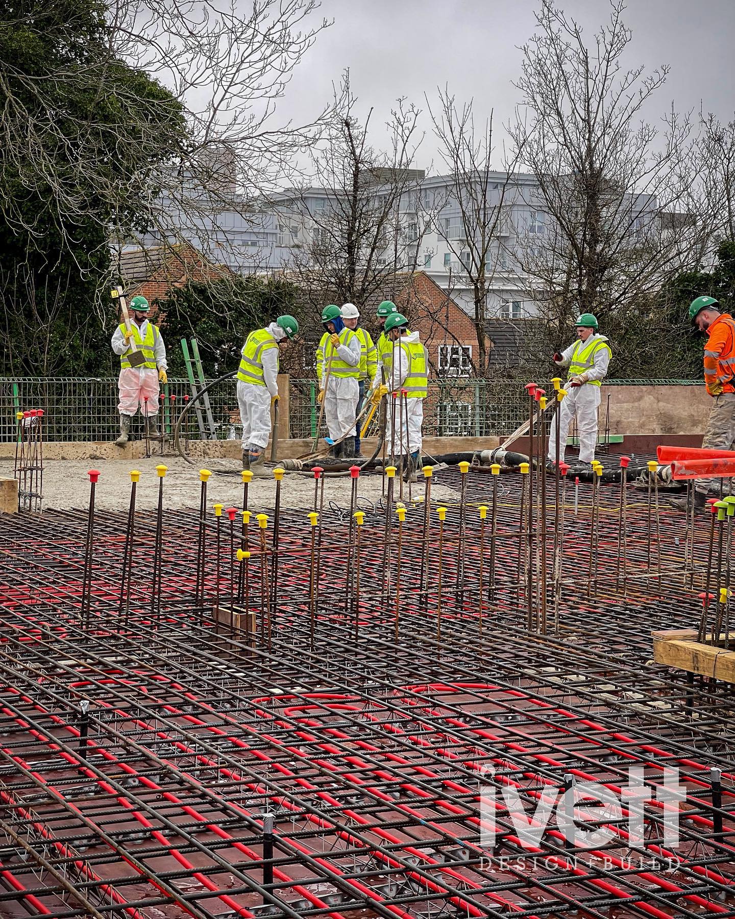 Second Floor Slab pour went like clockwork! 17 loads of concrete in a day with a line pump 👌🏼
.
#structure #architecture #construction #concrete #structuralengineering #civilengineer #photooftheday #formwork #building #architecture #engineering #scaffold #steel #shuttering #concretelife #formworksystems #concreteconstruction #rebar #builder #peri #steelfixing #formscaff #concreteformwork