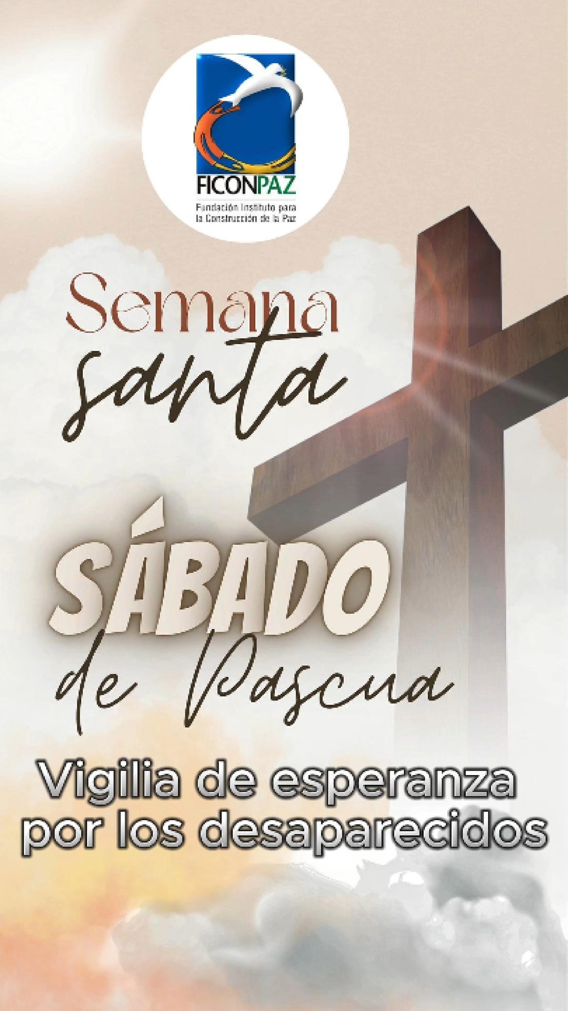 Sábado de Pascua — Vigilia de esperanza por los desaparecidos.
El Sábado Santo es vigilia. Parece ausencia, pero es semilla de esperanza. Pensamos en quienes esperan noticias de un ser querido, en las comunidades con desaparecidos y ausencias imposibles de nombrar. Este día nos anima a acompañar la espera, a sostener la memoria… a no olvidar. Que nuestra oración se una a los gestos de búsqueda, verdad y acompañamiento para quienes aún no encuentran paz.
#SemanaSanta
#SemanaSanta2026
#SabadoDePascua