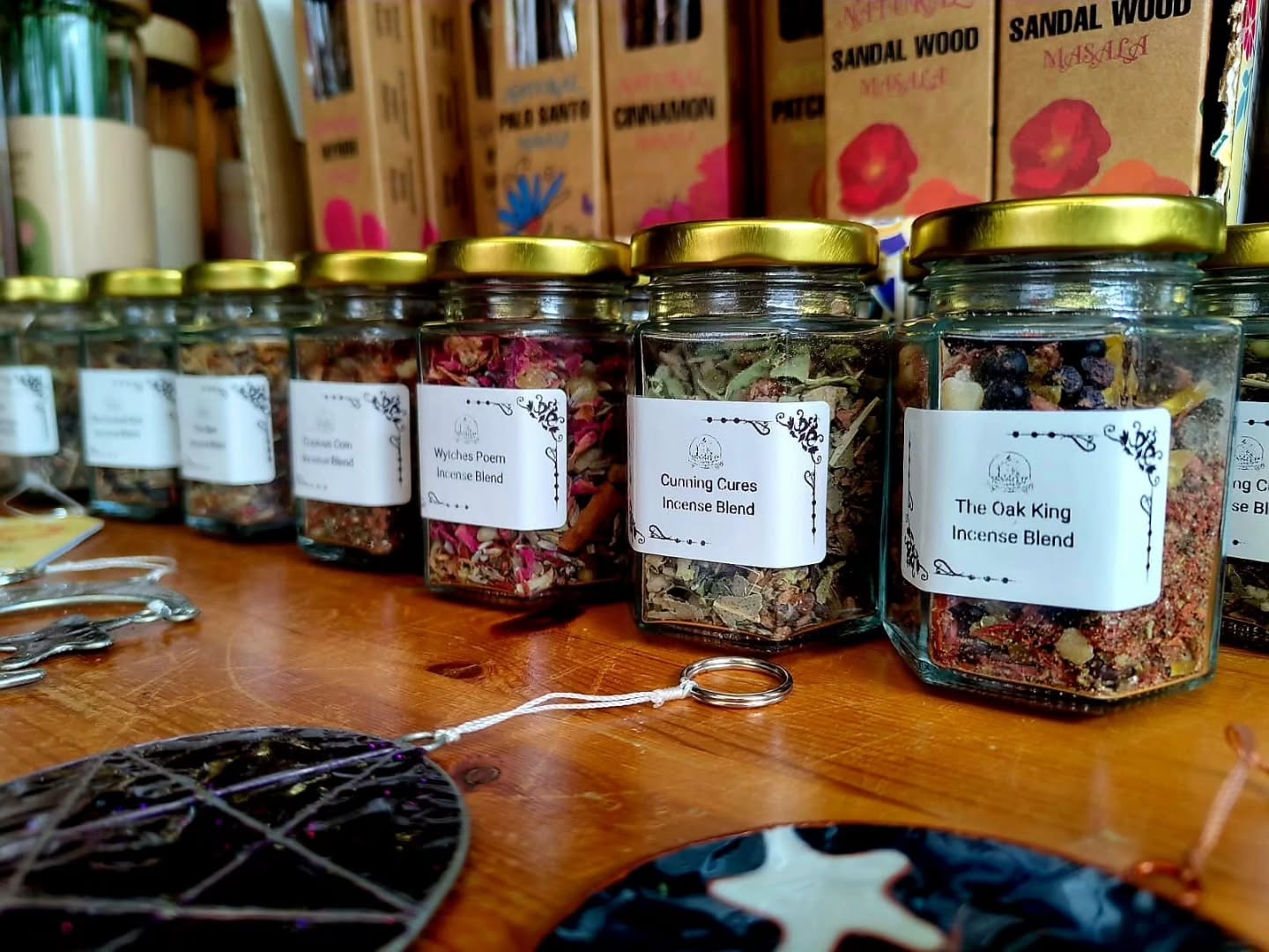 Good afternoon Wytches, we are open normal hours over the back holiday weekend, 1030-5 Friday and Saturday, and Closed as normal on Sunday and Monday.
Pop by for all your Witchcraft and Metaphysical needs, from Incense, Crystals, Spell Kits books, Herbs, Homeware and more!
See you all soon
Blessings of the Land Sea and the Sky ❤️ ❤️ ❤️ ❤️