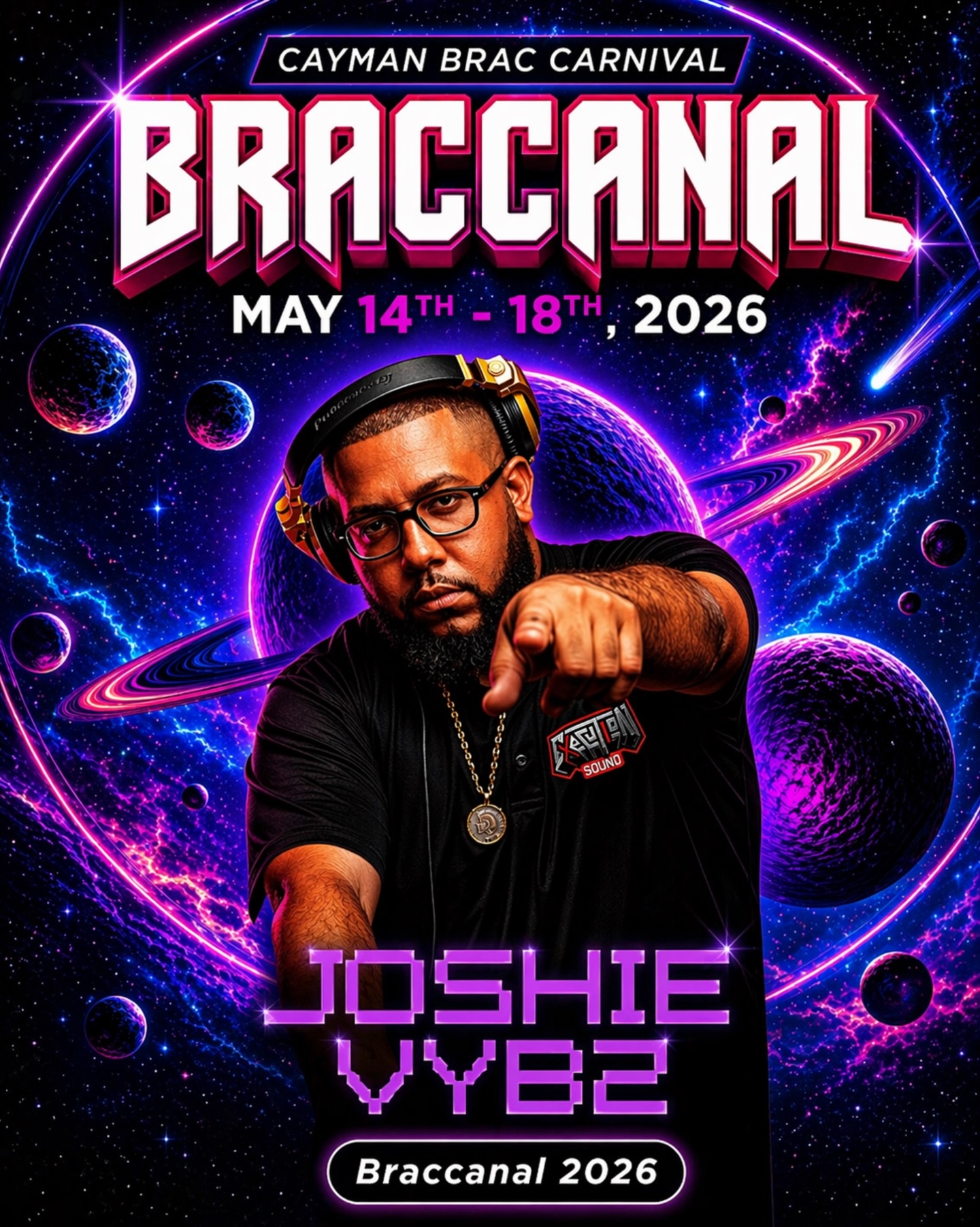 Feel the energy. Embrace the vibe. 🚀✨
Get ready for an intergalactic experience with @joshie.vybz bringing pure vibes and unforgettable moments 🎶💫
This isn’t just a party… it’s a whole movement 🌌